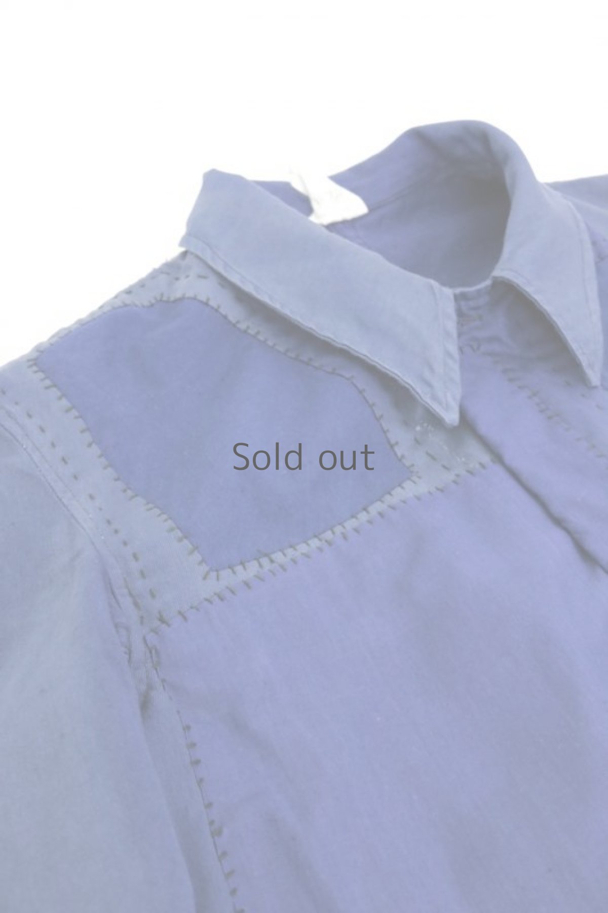 画像2: 【MITSUGU SASAKI】ビンテージリメイク　パッチワーク　ダスターコート（フレンチインクブルー） (2)