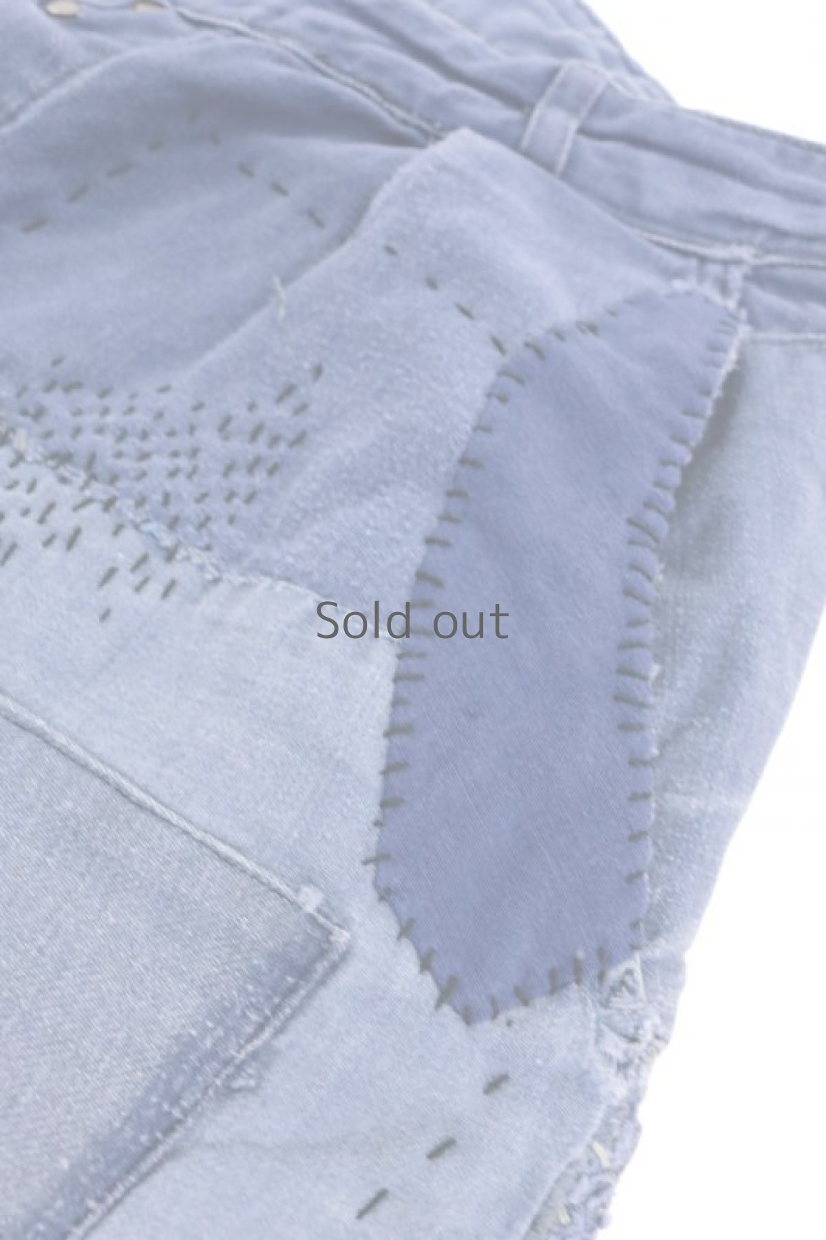 画像8: 【MITSUGU SASAKI】ビンテージ×リメイク　クレイジーパッチワーク　ワークパンツ (8)