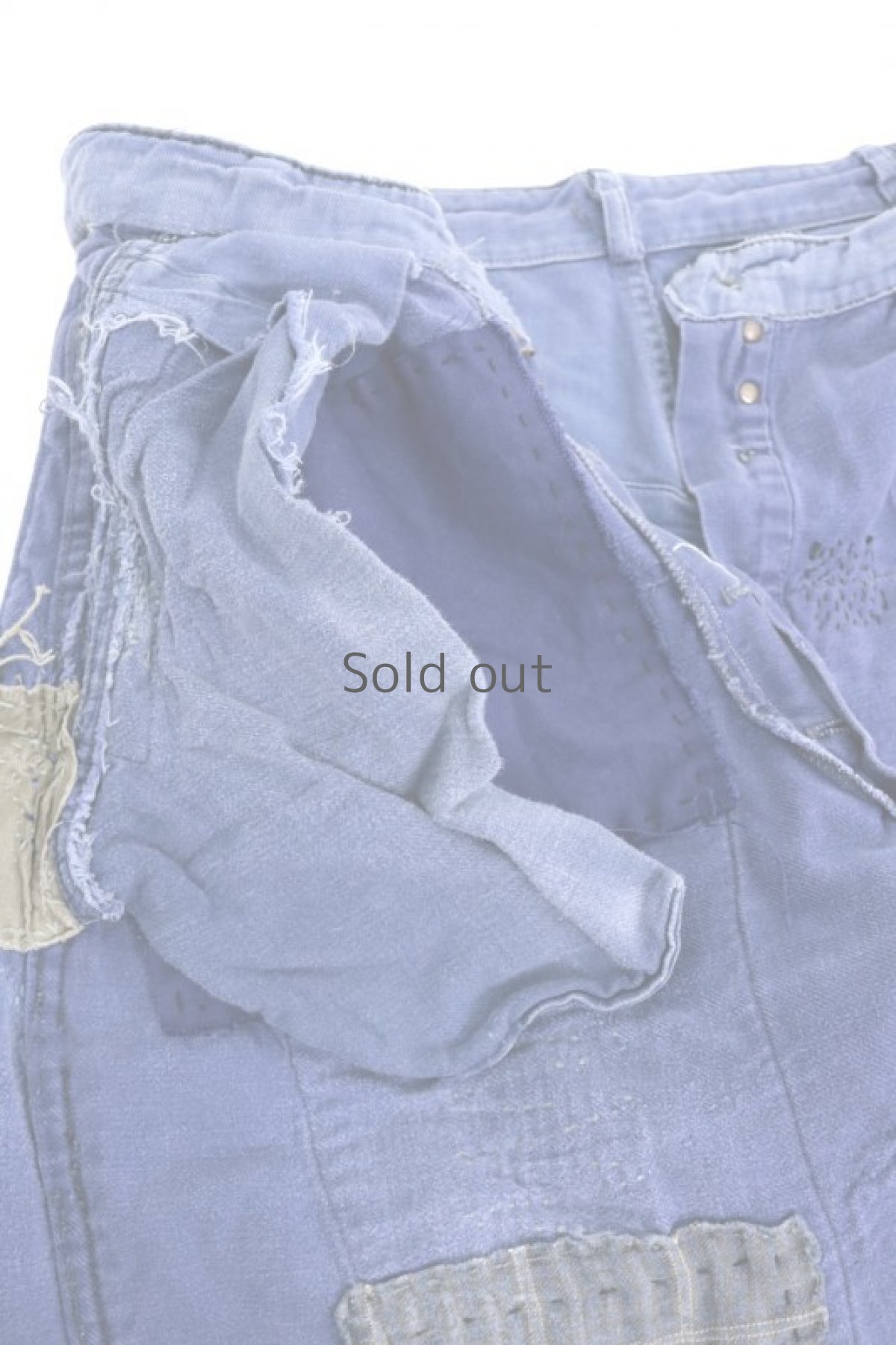 画像14: 【MITSUGU SASAKI】ビンテージ×リメイク　クレイジーパッチワーク　ワークパンツ (14)