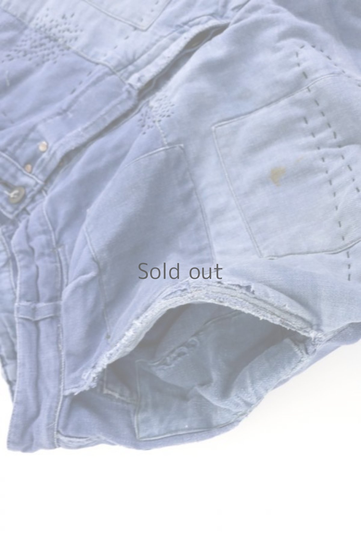 画像9: 【MITSUGU SASAKI】ビンテージ×リメイク　クレイジーパッチワーク　ワークパンツ (9)