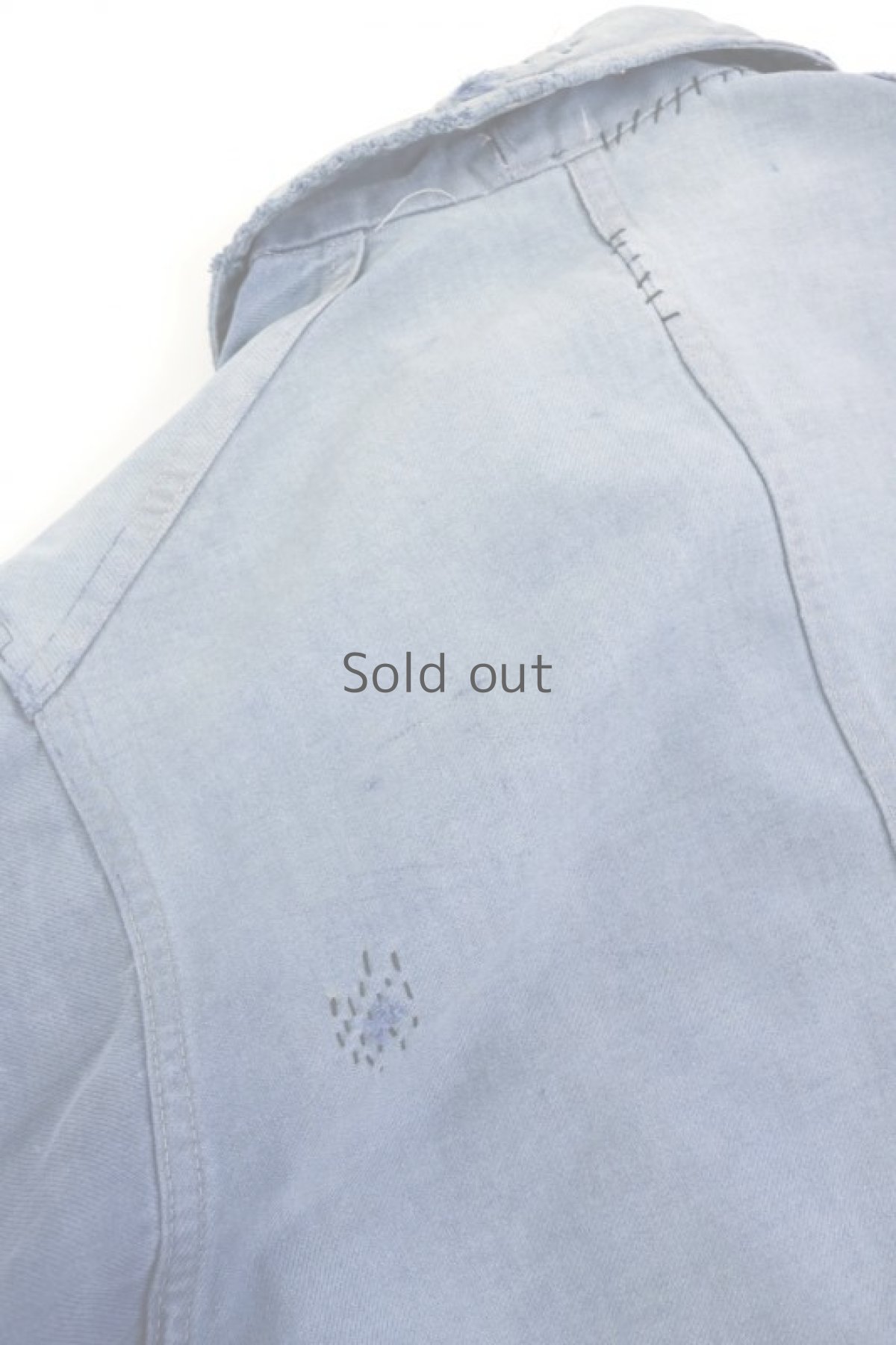 画像12: 【MITSUGU SASAKI】ビンテージリメイク　パッチワーク　コットンツイルワークジャケット (12)