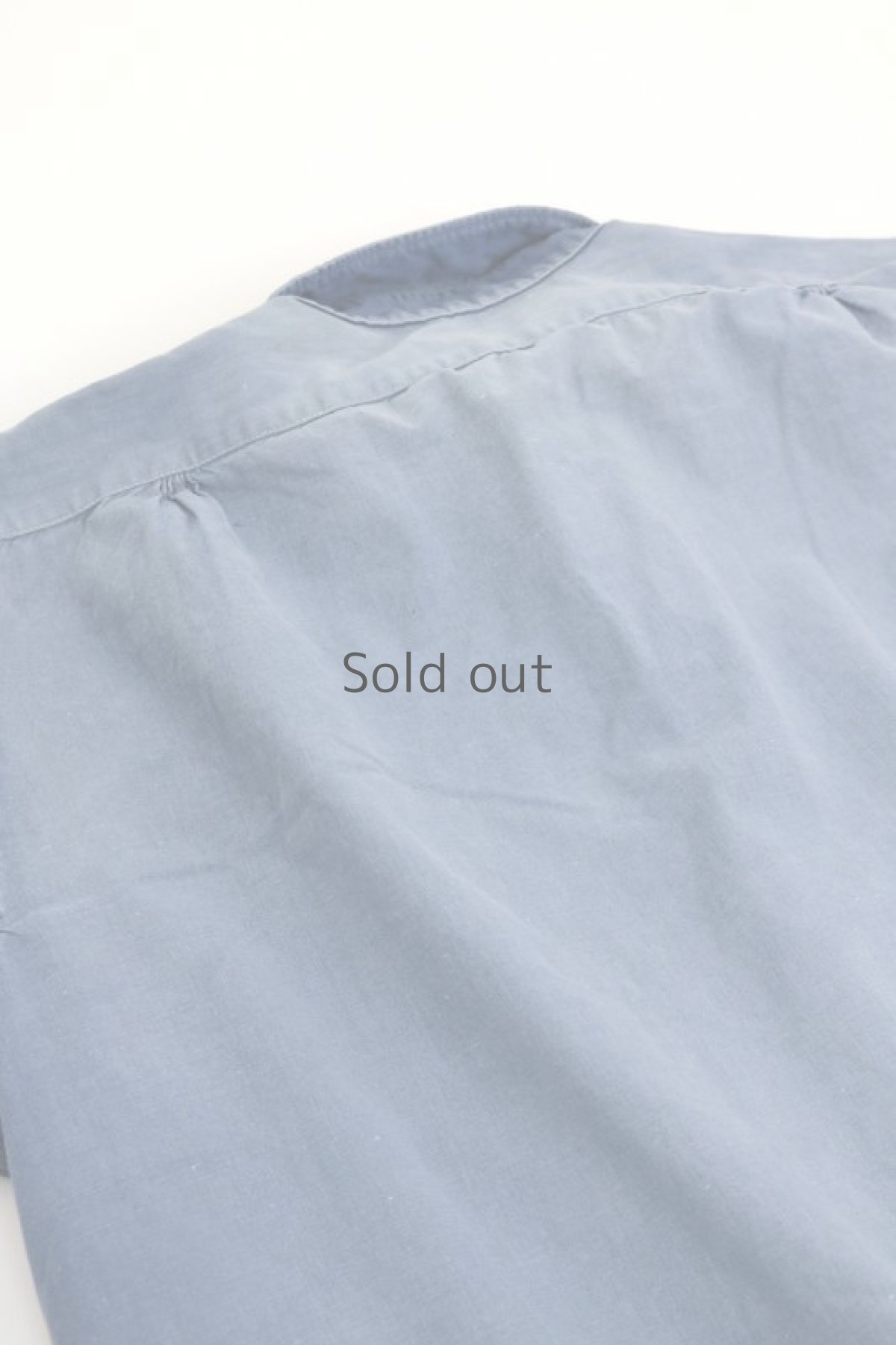 画像8: 【MITSUGU SASAKI】ビンテージリメイク　チェックパッチワーク　フレンチワークシャツ  (8)