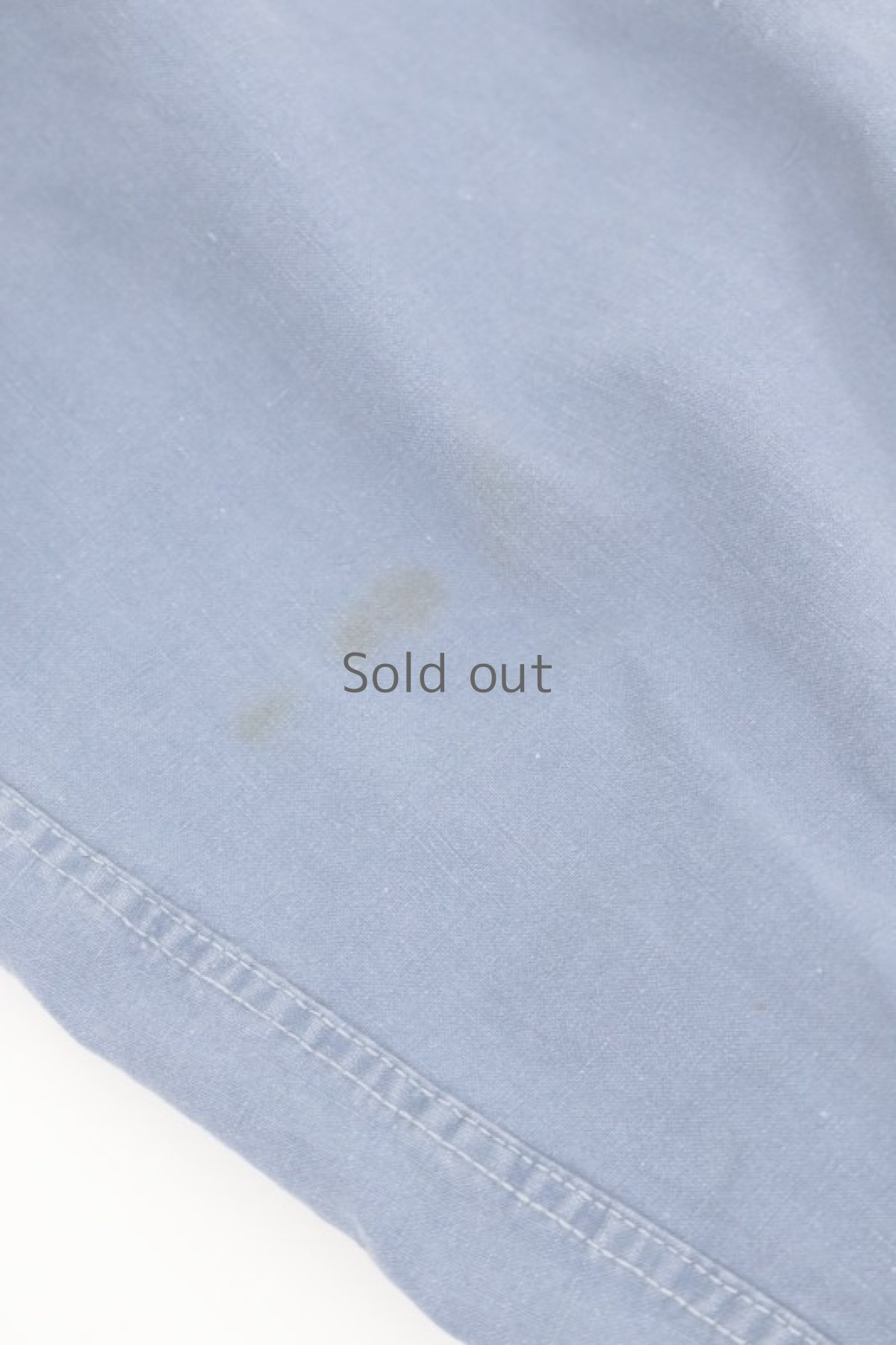 画像7: 【MITSUGU SASAKI】ビンテージリメイク　チェックパッチワーク　フレンチワークシャツ  (7)