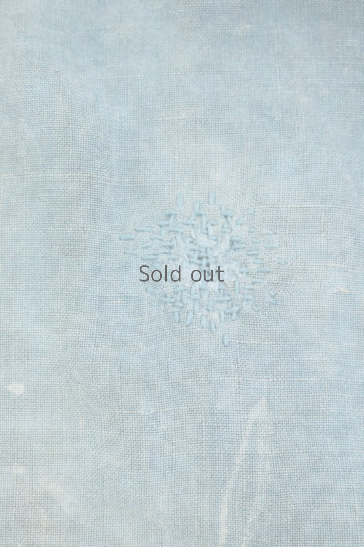 画像12: 【MITSUGU SASAKI】ビンテージリメイク　インディゴリネン パッチワークエプロン（ファーマーズファブリック） (12)