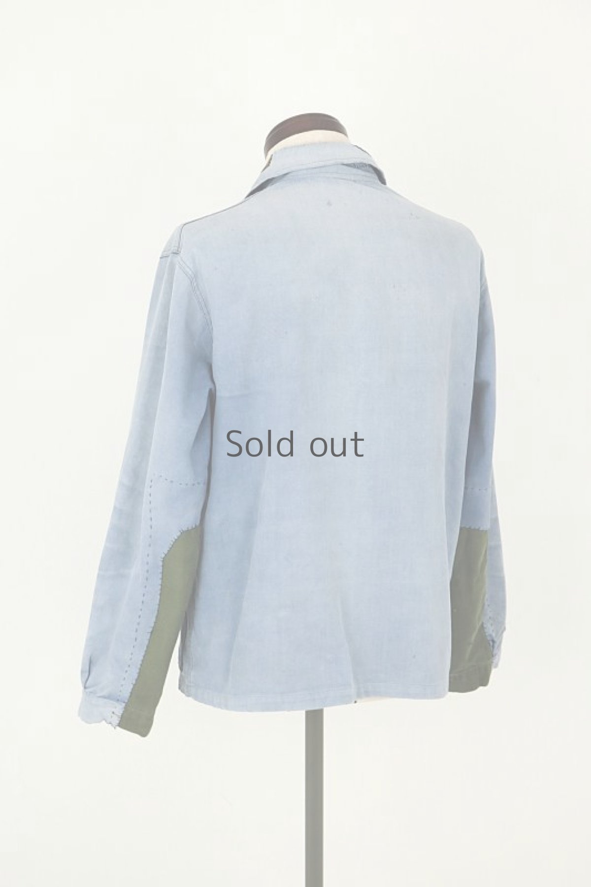 画像14: 【MITSUGU SASAKI】ビンテージリメイク　パッチワーク　ワークジャケット（ミリタリー ファブリック） (14)