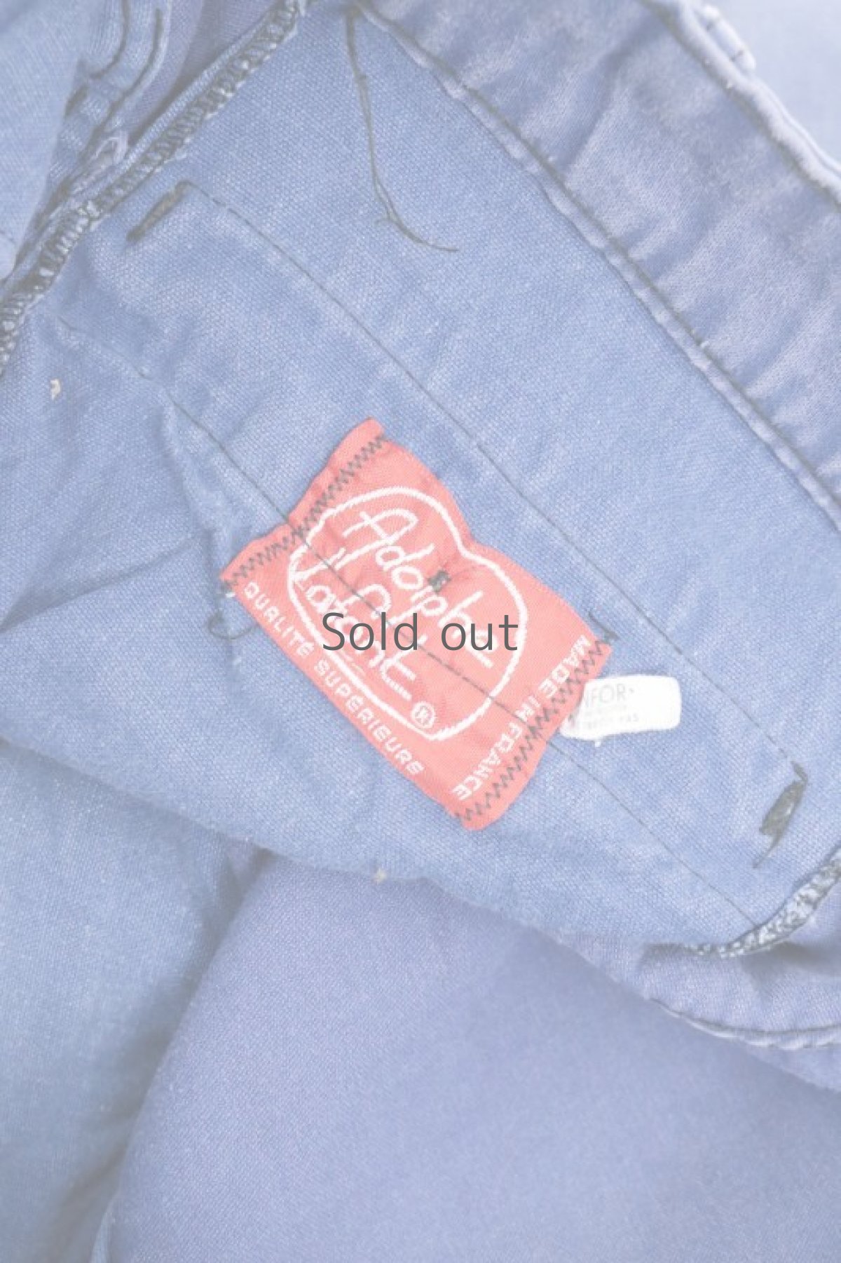 画像6: 【MITSUGU SASAKI】ビンテージ×リメイク　パッチワーク　ワークパンツ（モールスキン ） (6)