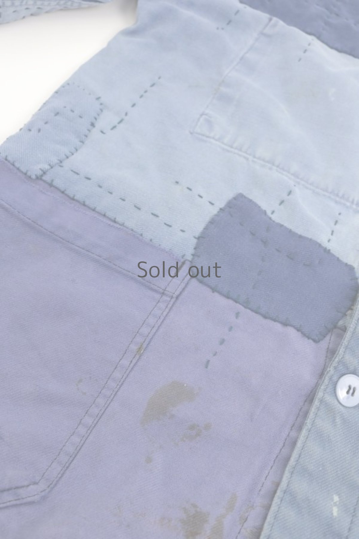 画像5: 【MITSUGU SASAKI】ビンテージリメイク　クレイジーパッチワーク　ワークジャケット (5)