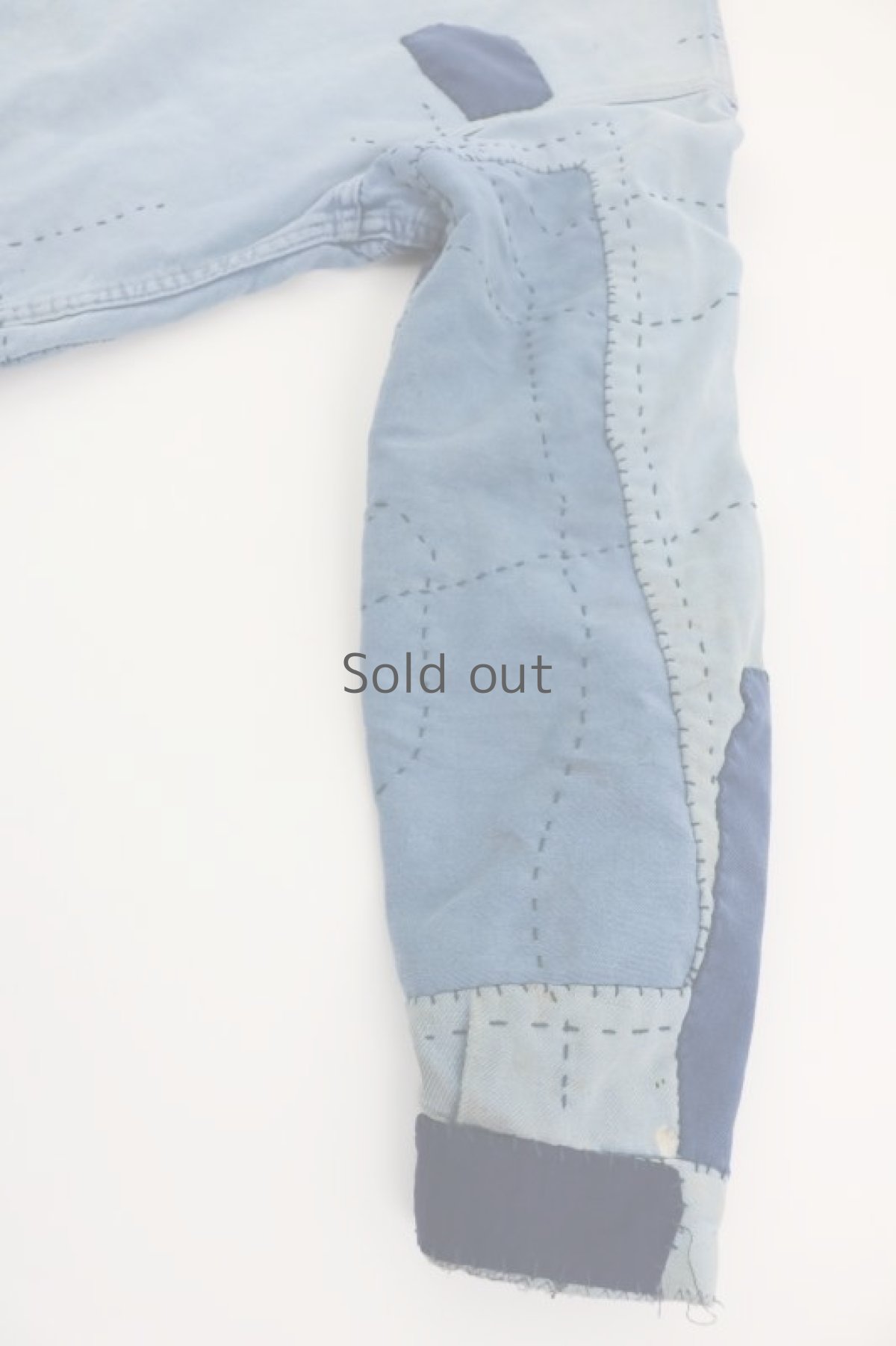 画像8: 【MITSUGU SASAKI】ビンテージリメイク　クレイジーパッチワーク　ワークジャケット (8)