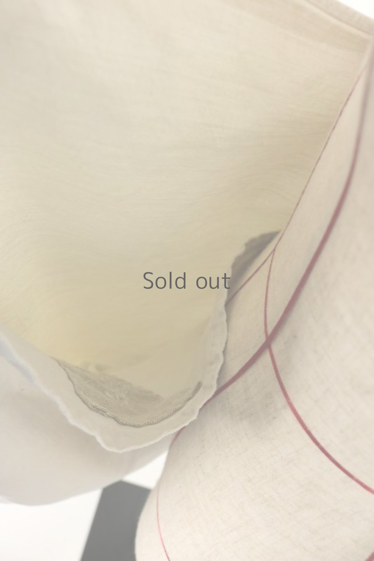 画像15: 【MITSUGU SASAKI】ビンテージリメイク　リネンエプロン　ショルダーバッグ（ブッチャーエプロン） (15)