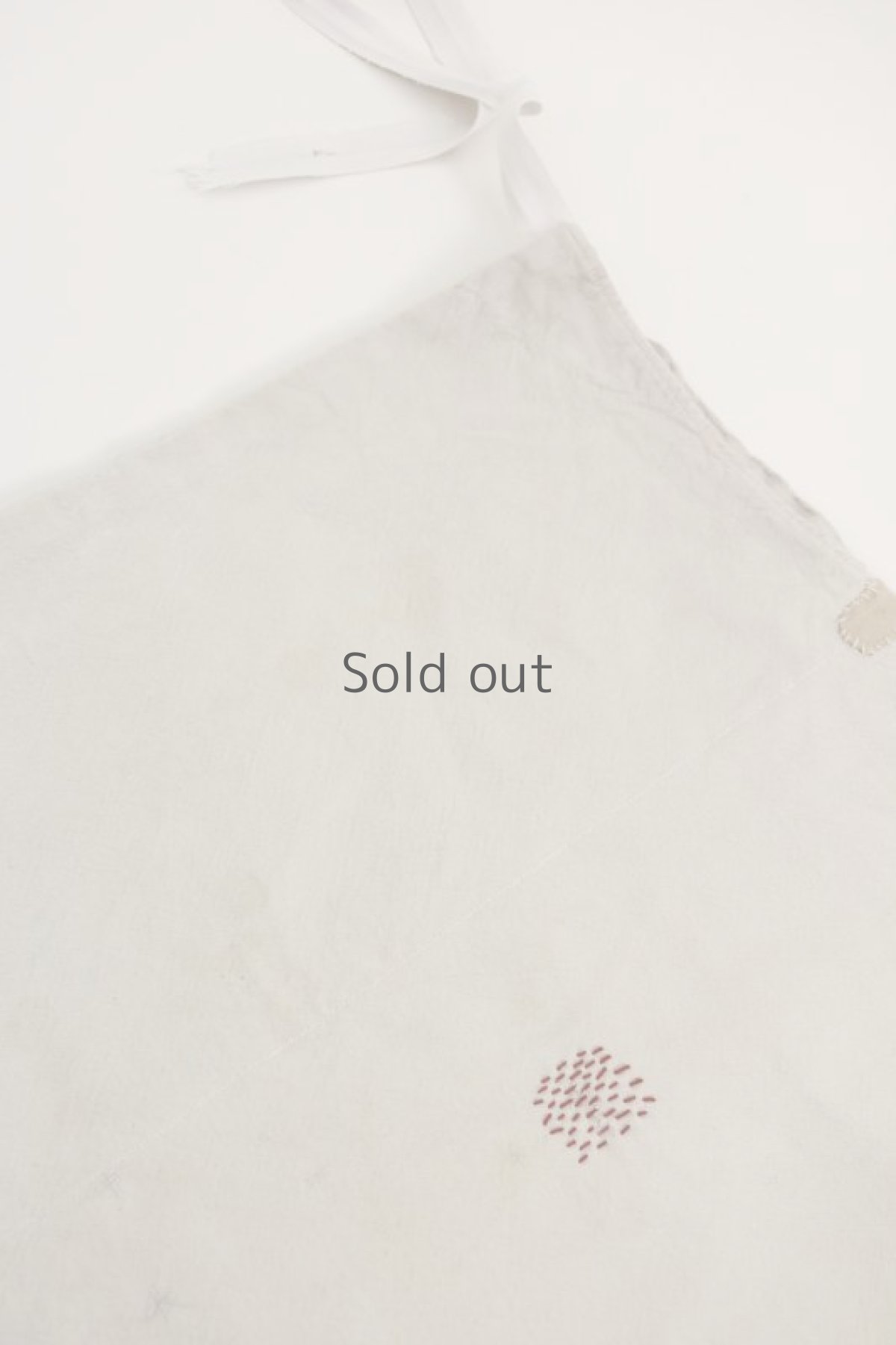 画像5: 【MITSUGU SASAKI】ビンテージリメイク　リネンエプロン　ショルダーバッグ（ブッチャーエプロン） (5)