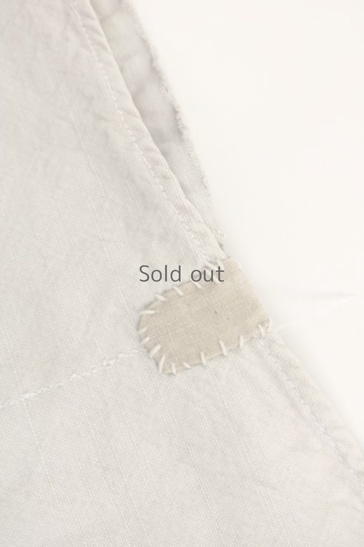 画像7: 【MITSUGU SASAKI】ビンテージリメイク　リネンエプロン　ショルダーバッグ（ブッチャーエプロン） (7)