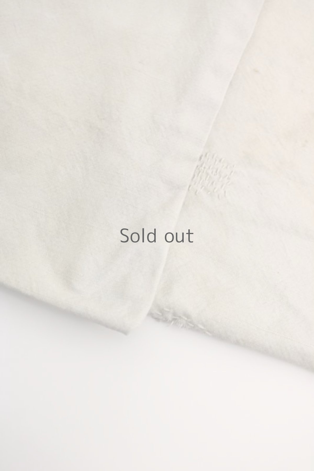 画像4: 【MITSUGU SASAKI】ビンテージリメイク　リネンエプロン　ショルダーバッグ（ブッチャーエプロン） (4)