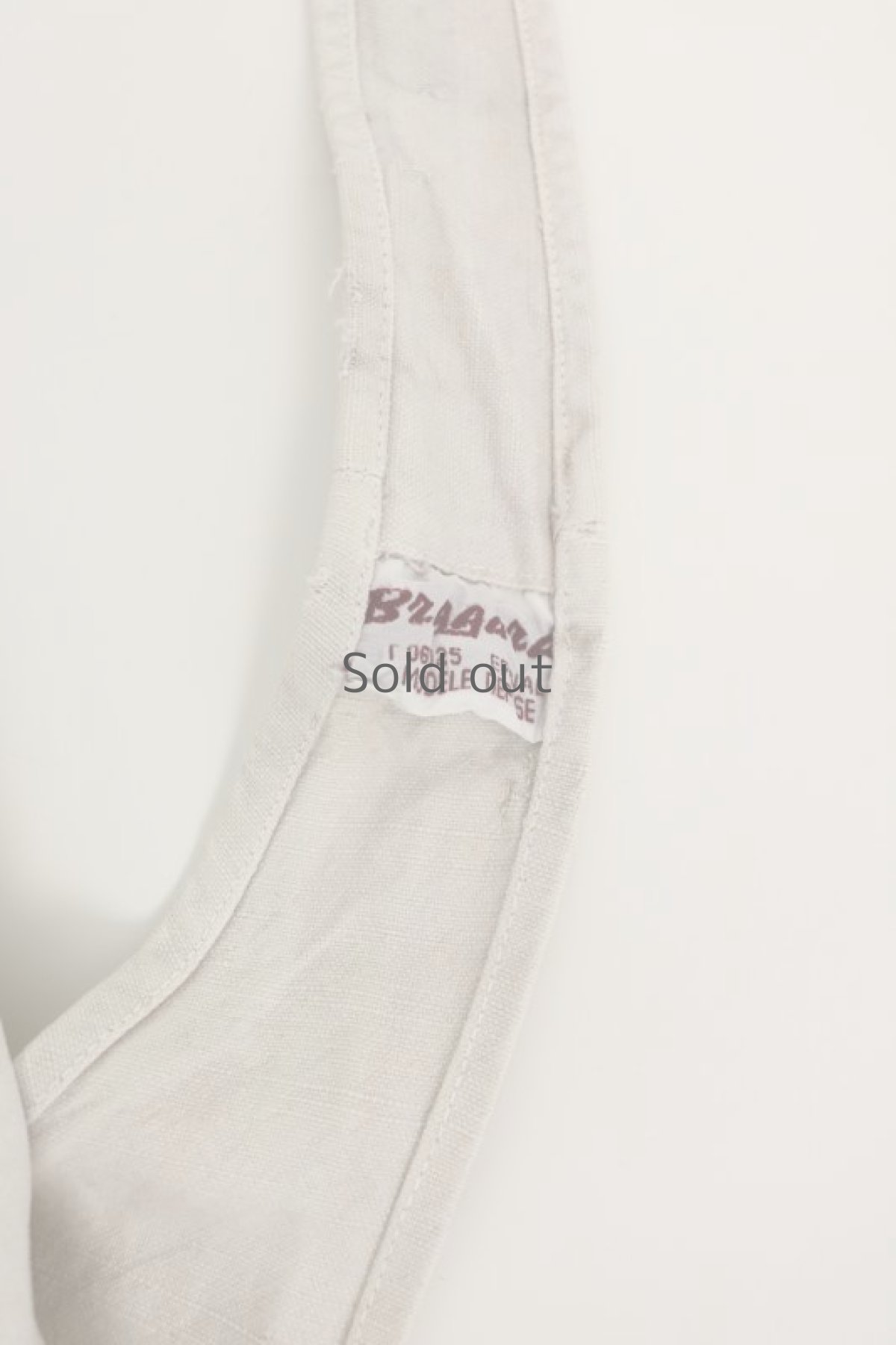 画像12: 【MITSUGU SASAKI】ビンテージリメイク　リネンエプロン　ショルダーバッグ（ブッチャーエプロン） (12)