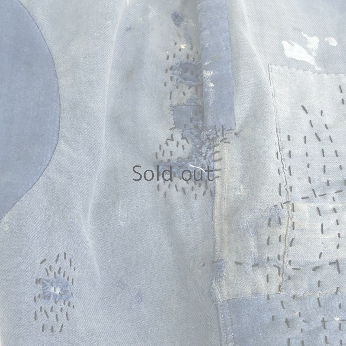 画像7: 【MITSUGU SASAKI】ビンテージ×リメイク　クレイジーパッチワーク　ワークパンツ(SOLIDA) (7)