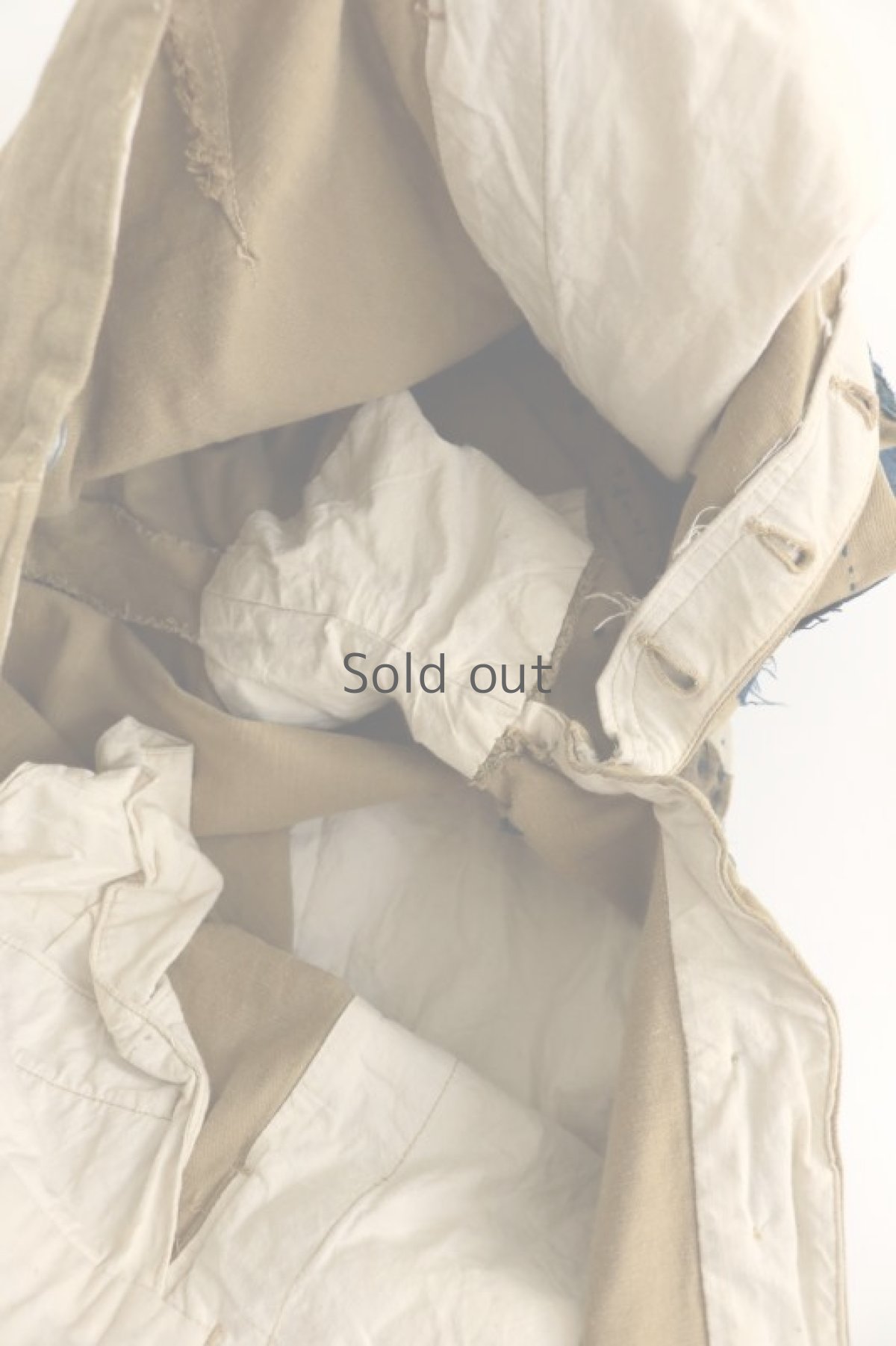 画像13: 【MITSUGU SASAKI】ビンテージリメイク×古布　刺し子ジョッパーズショーツ（藍染古布） (13)