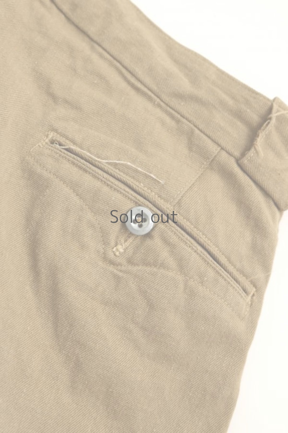 画像10: 【MITSUGU SASAKI】ビンテージリメイク×古布　刺し子ジョッパーズショーツ（藍染古布） (10)