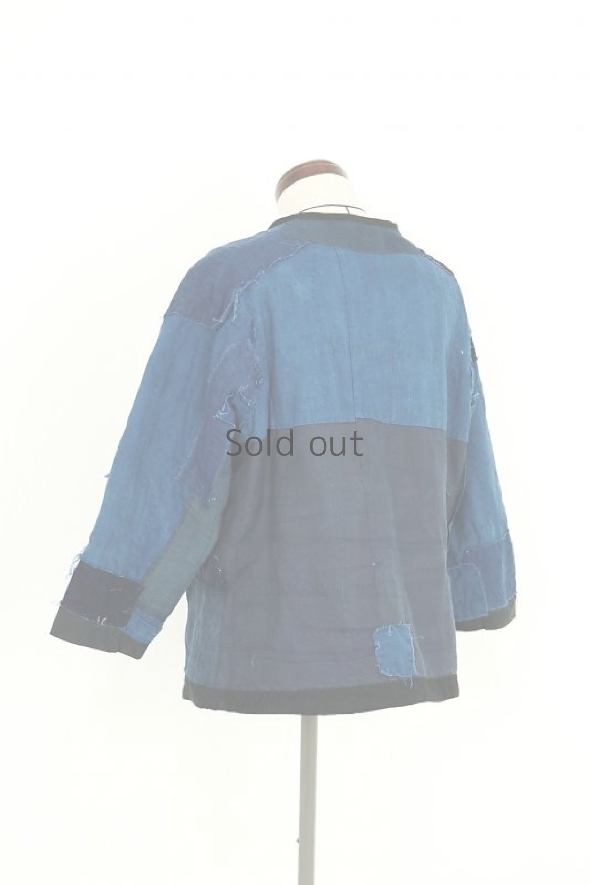 画像19: 【MITSUGU SASAKI】BORO BORO 藍染古布　半てん野良着ジャケット（プロトタイプ/試作品） (19)