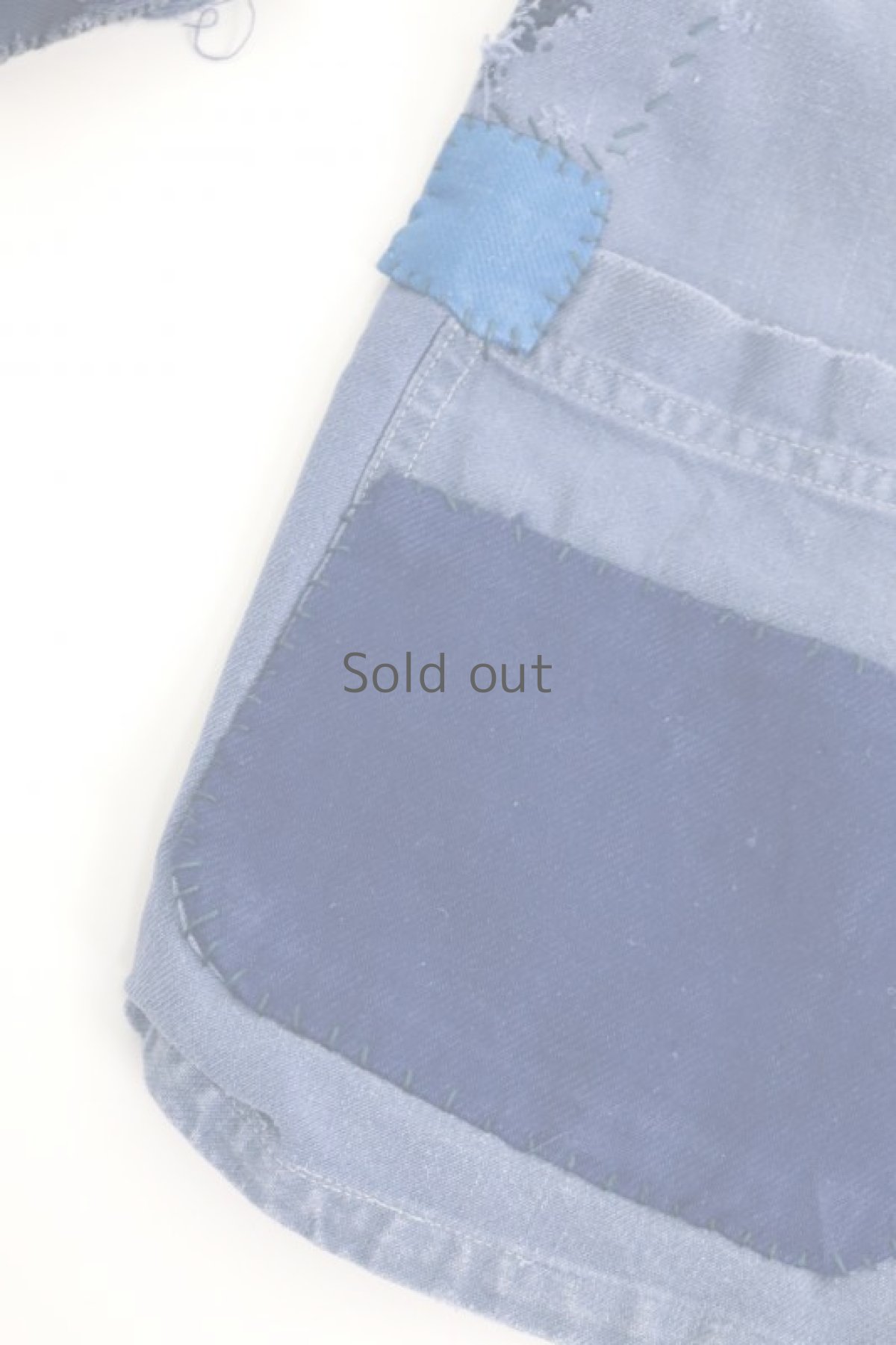 画像4: 【MITSUGU SASAKI】ビンテージリメイク　パッチワーク　ワークジャケット（小さめ） (4)