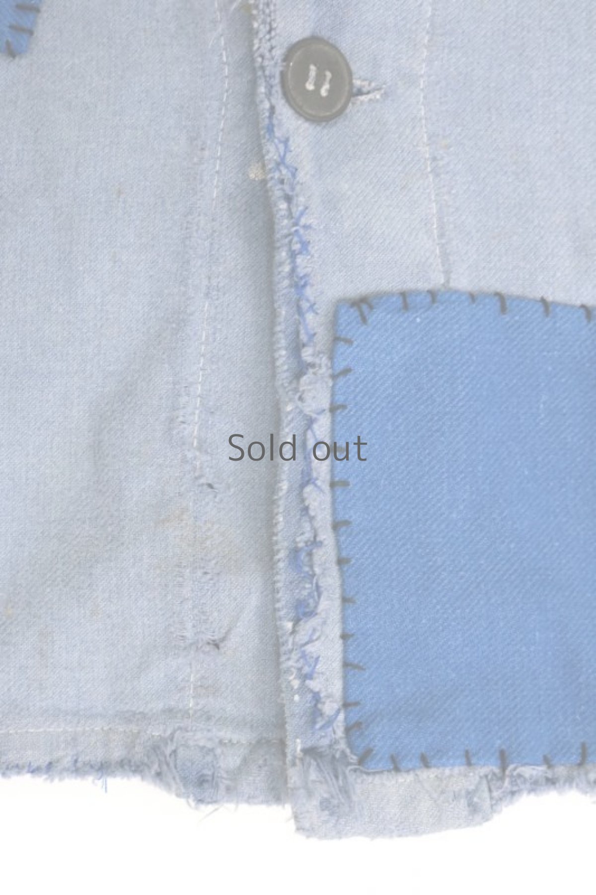 画像6: 【MITSUGU SASAKI】ビンテージリメイク　パッチワーク　ワークジャケット（小さめ） (6)