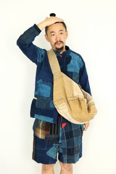 画像18: 【MITSUGU SASAKI】SUPER BORO BORO チャイナシャツジャケット（製造年月2020年7月） (18)