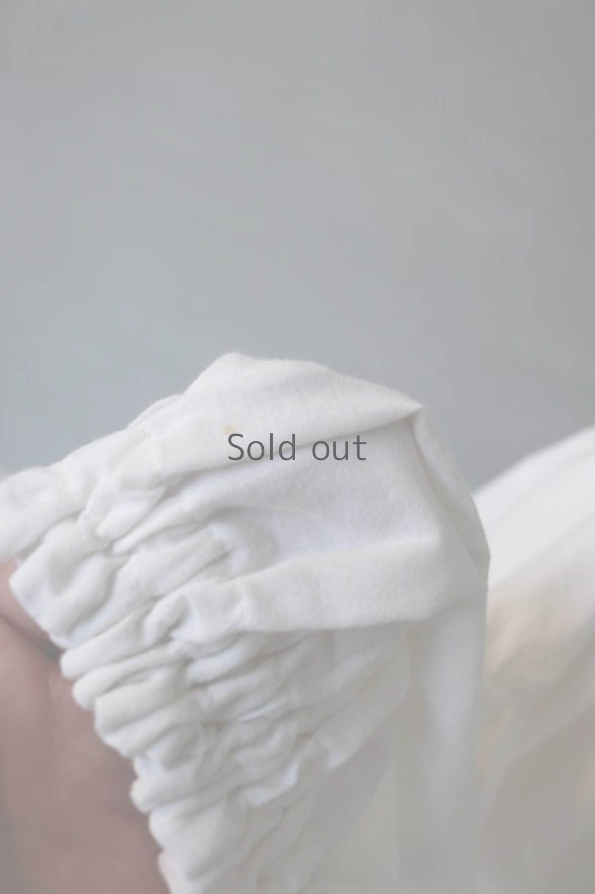 画像12: 【ササキチホ】ビンテージリメイク　生成り刺し子　ホワイトスモック  (12)