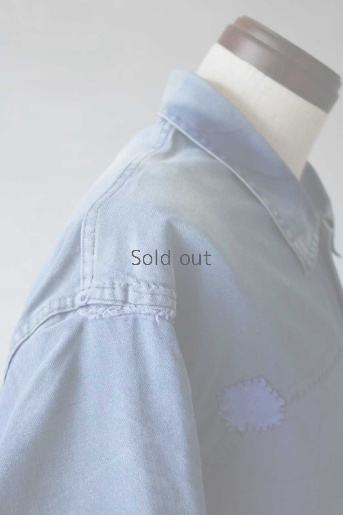 画像8: 【MITSUGU SASAKI】ビンテージリメイク パッチワーク ワークジャケット(シンプル/大きめ) (8)