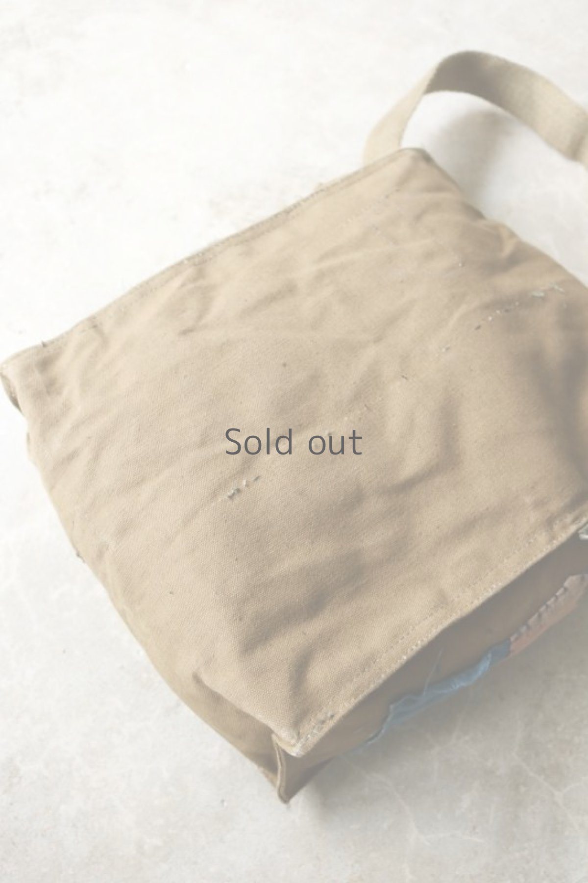 画像10: 【MITSUGU SASAKI】ビンテージリメイク×古布　チェコ軍のショルダーバッグ (10)