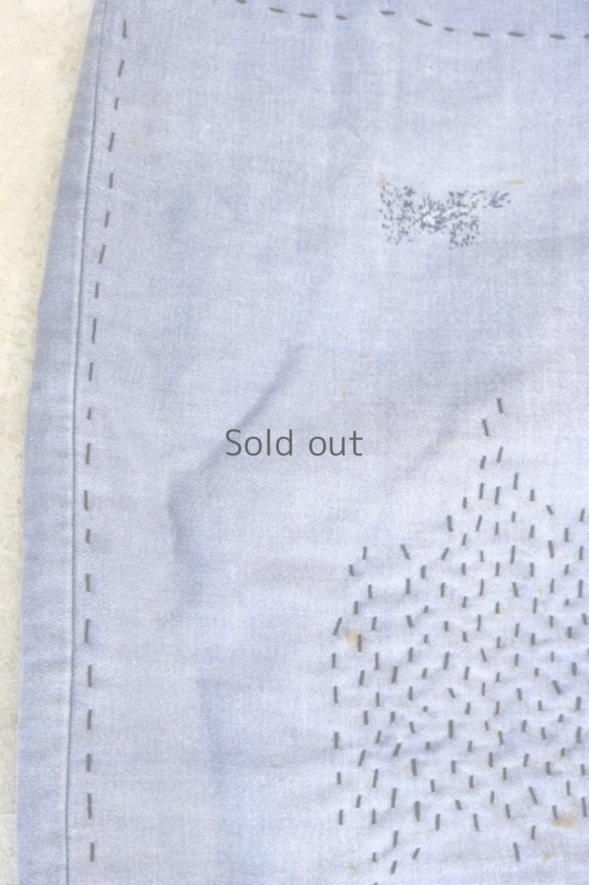 画像8: 【MITSUGU SASAKI】ビンテージ×リメイク　刺し子モールスキン ワークパンツ(サスペンダー付き) (8)