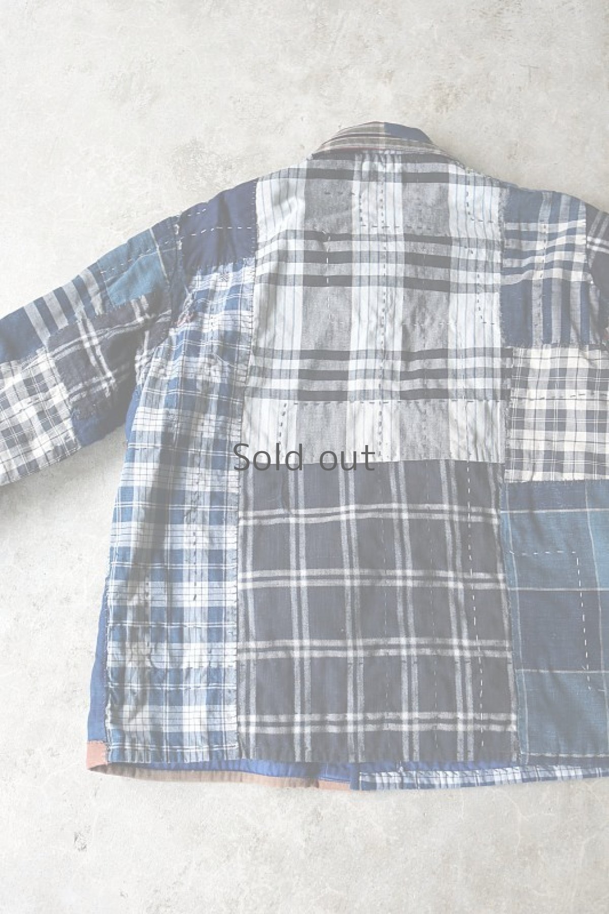画像11: 【MITSUGU SASAKI】SUPER BORO BORO チェックジャケット（製造年月2020年10月） (11)