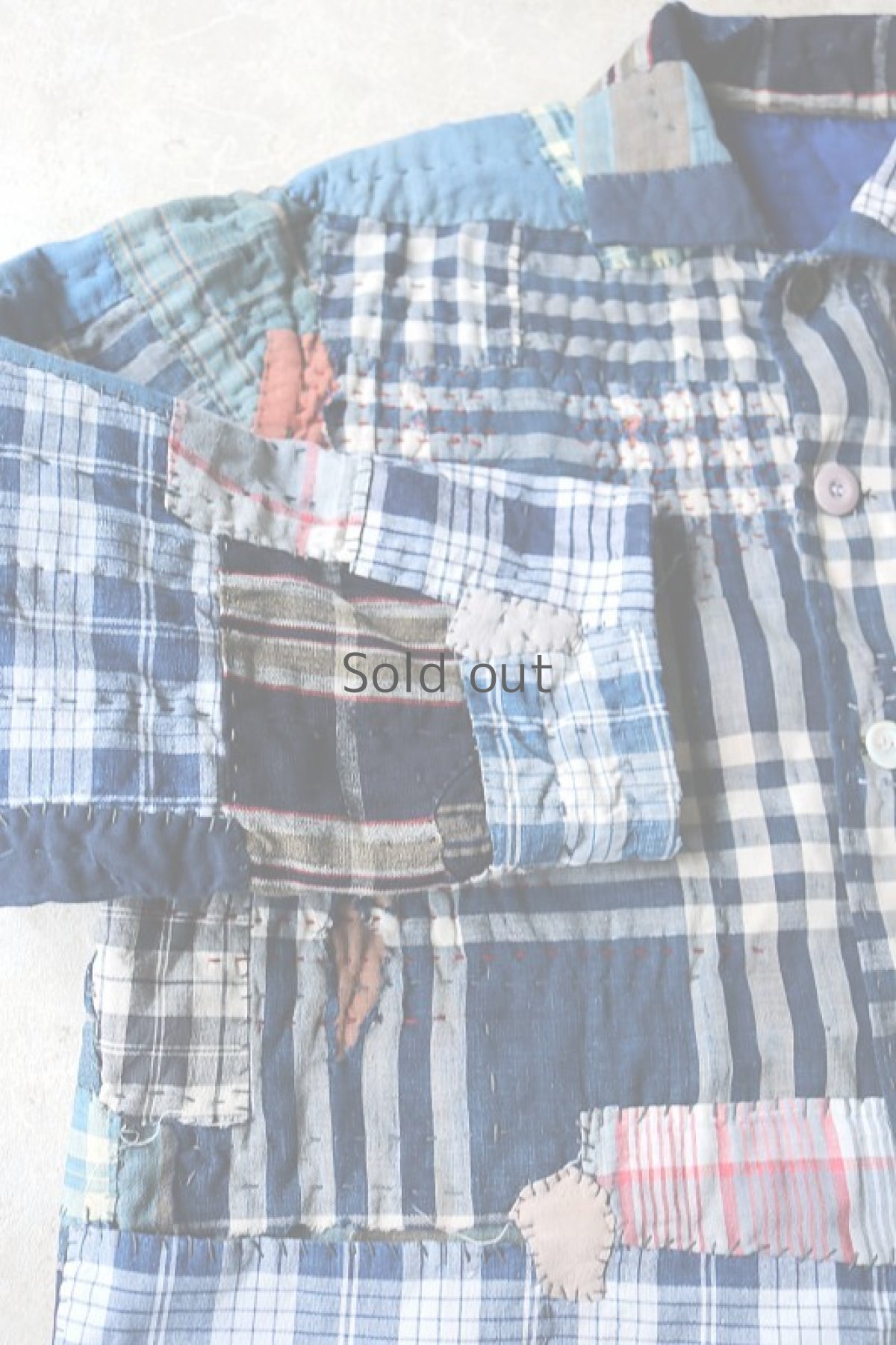 画像6: 【MITSUGU SASAKI】SUPER BORO BORO チェックジャケット（製造年月2020年10月） (6)