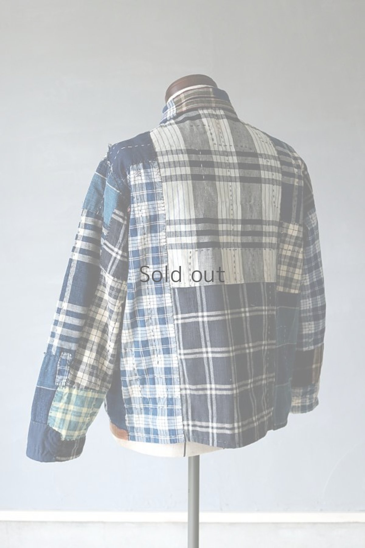 画像19: 【MITSUGU SASAKI】SUPER BORO BORO チェックジャケット（製造年月2020年10月） (19)