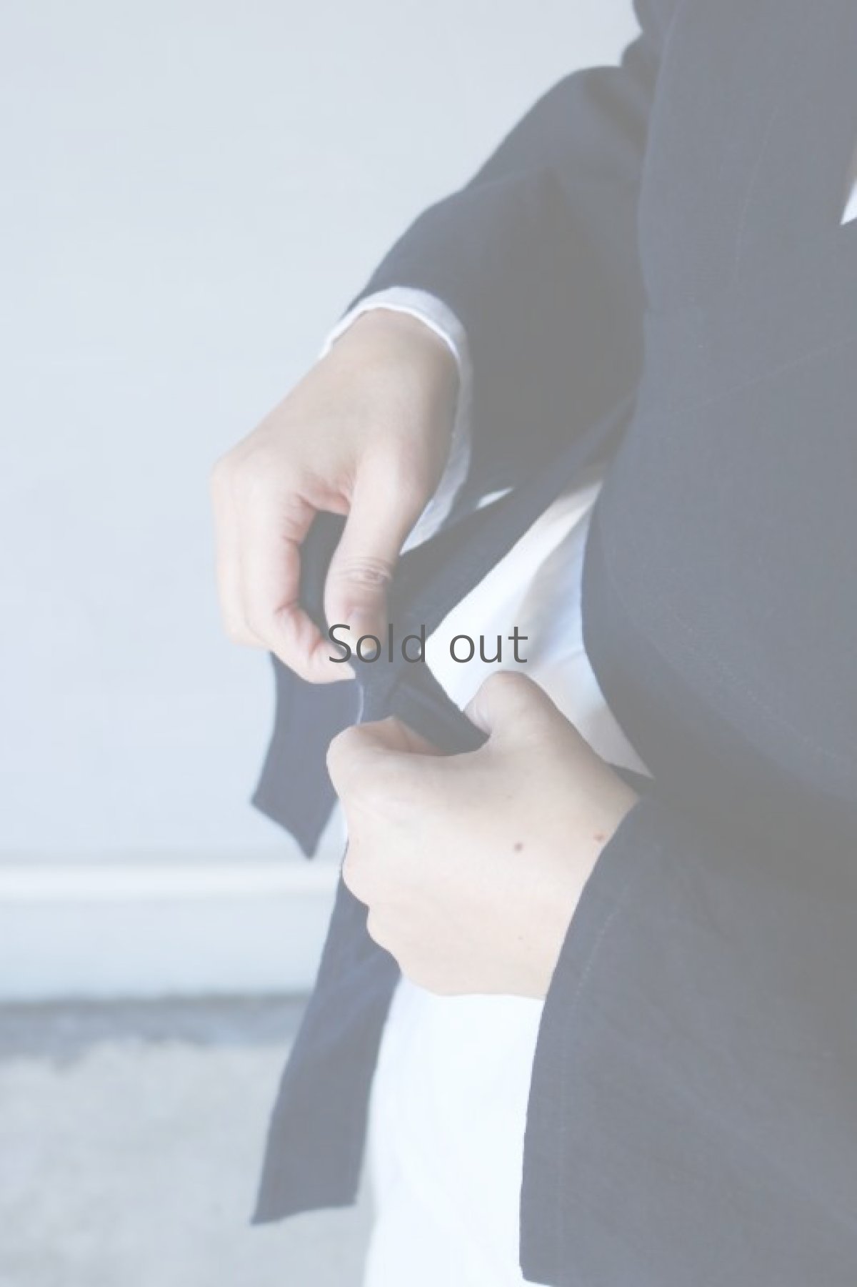 画像12: 【ササキチホ】アンティークリネン×染め 短上衣（紺） (12)