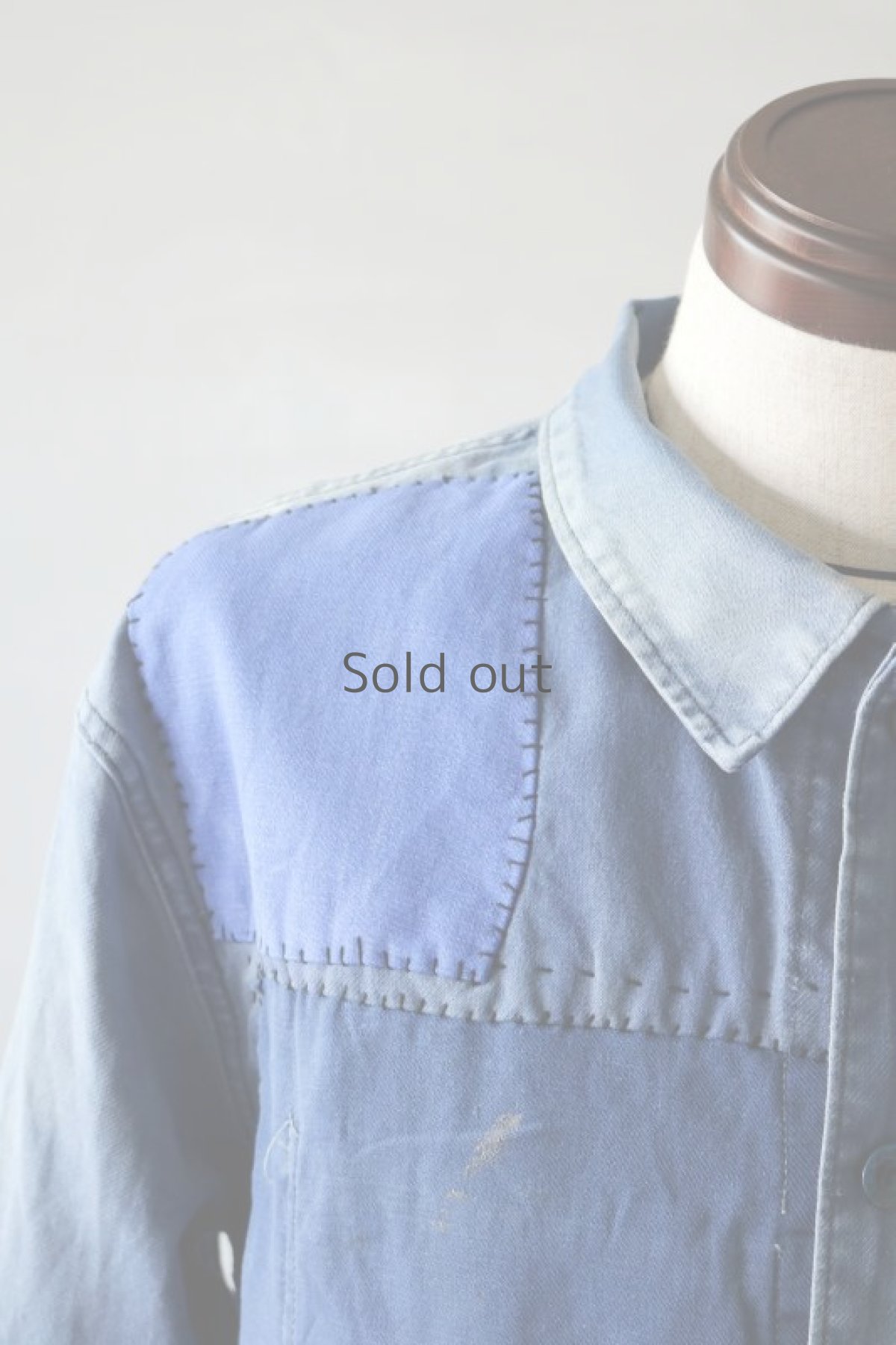 画像6: 【MITSUGU SASAKI】ビンテージリメイク　パッチワーク　ワークジャケット (6)