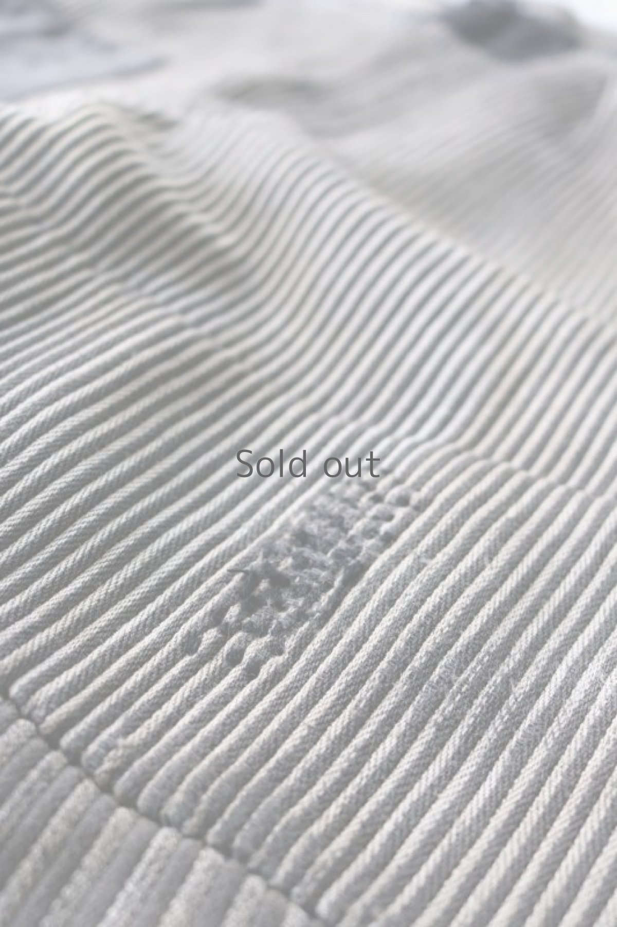 画像5: 【MITSUGU SASAKI】ビンテージ×リメイク　パッチワーク　ストライプワークパンツ（サイズ小さめ） (5)