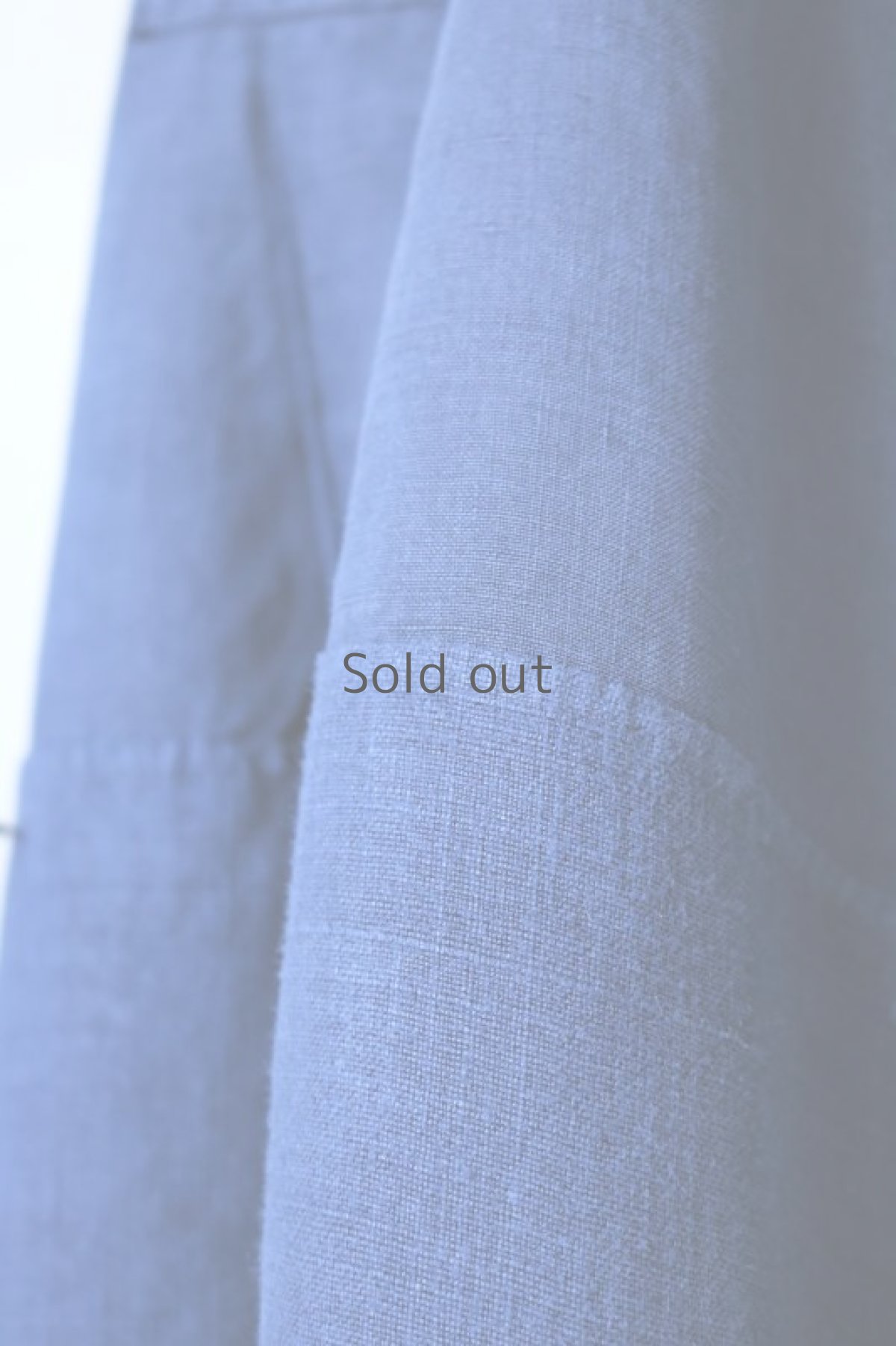 画像8: 【フランス】２０世紀初頭のアンティークリネン×染め　パッチワークスモックロングシャツ（紺色） (8)