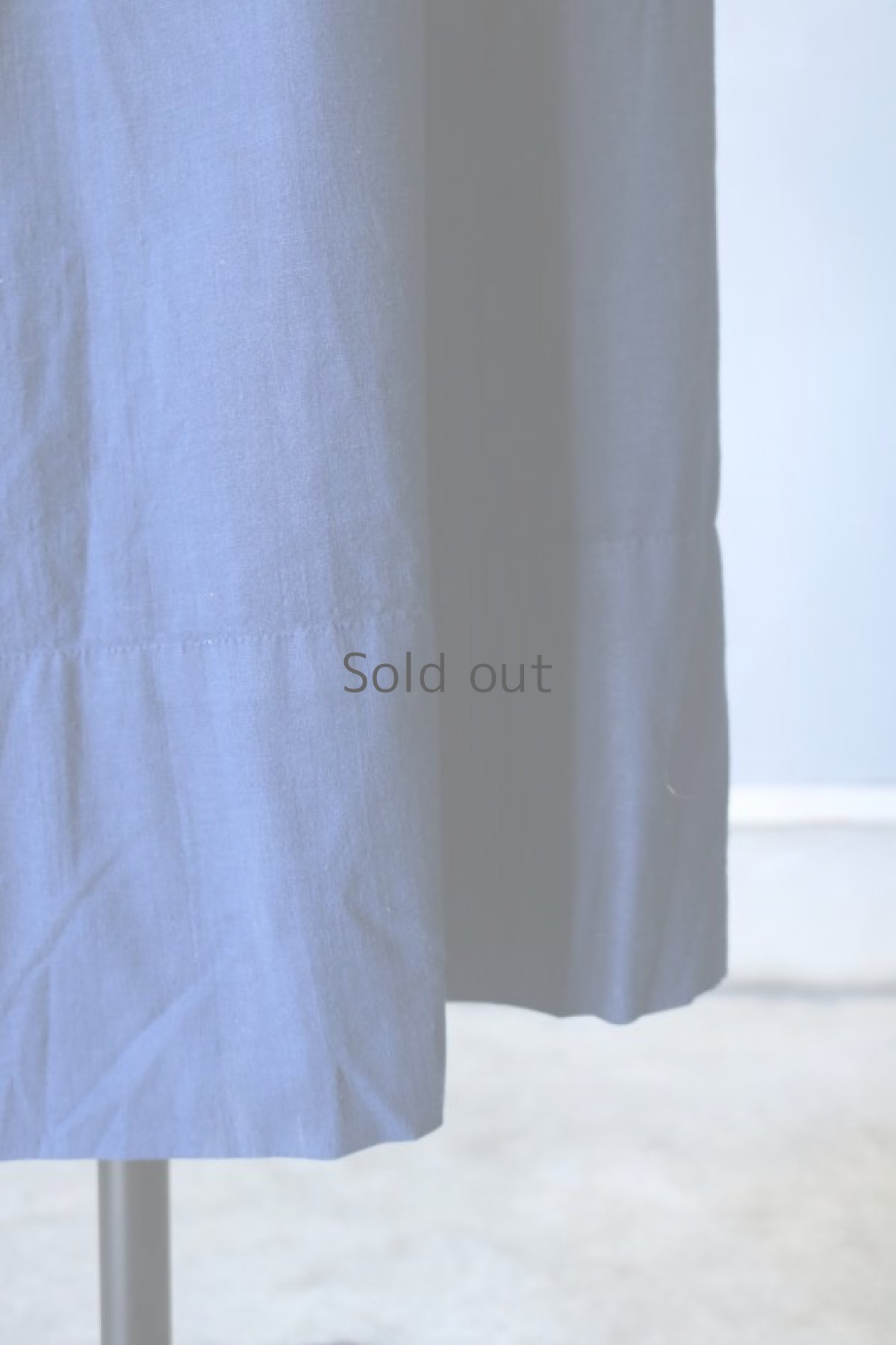 画像10: 【フランス】２０世紀中期の教会用ロングスモックドレス（後染め/紺色） (10)