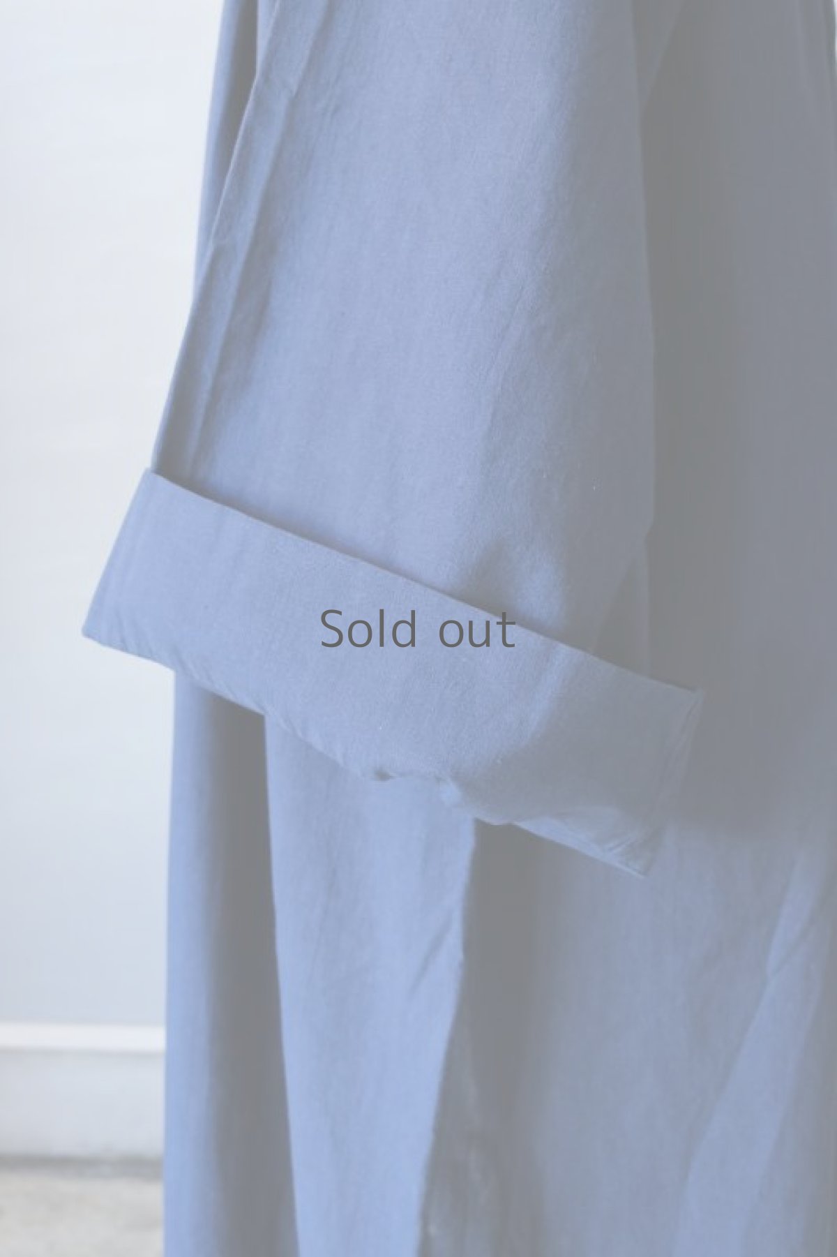 画像7: 【フランス】２０世紀中期の教会用ロングスモックドレス（後染め/紺色） (7)