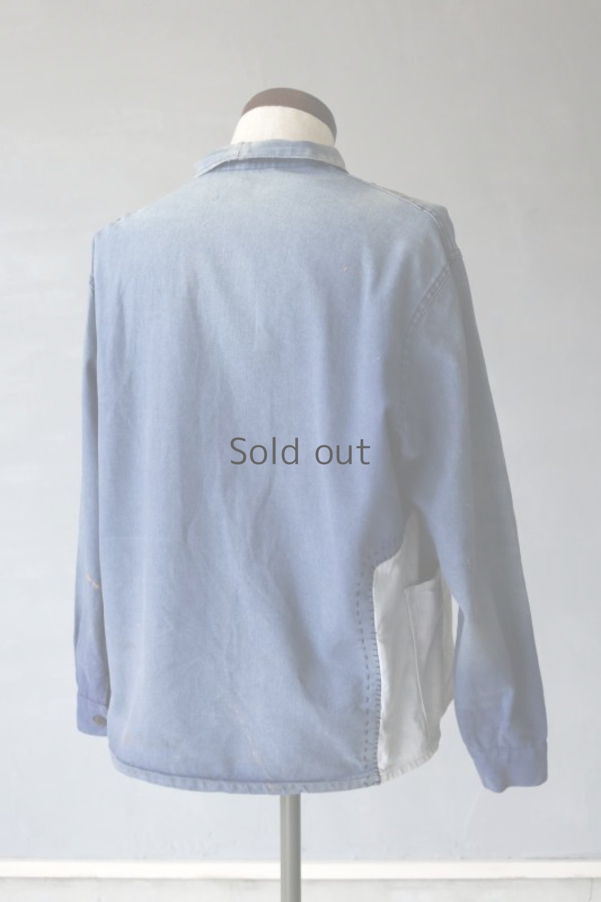 画像8: 【MITSUGU SASAKI】ビンテージリメイク　パッチワーク　ワークジャケット (8)