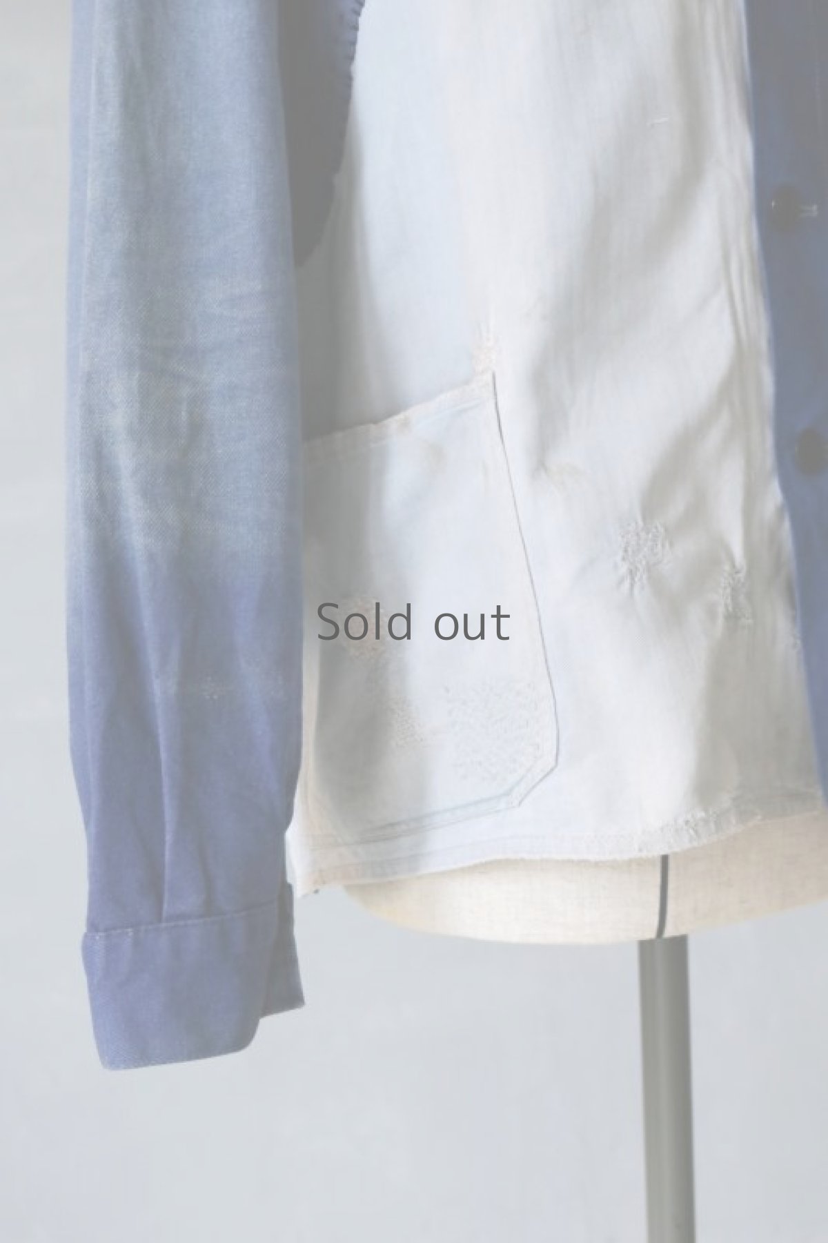 画像5: 【MITSUGU SASAKI】ビンテージリメイク　パッチワーク　ワークジャケット (5)