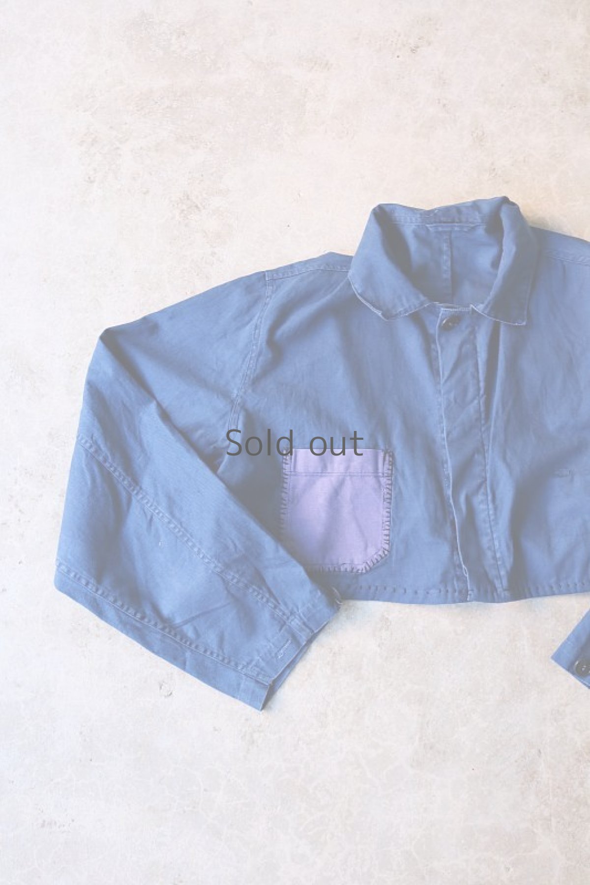 画像2: 【MITSUGU SASAKI】ビンテージリメイク　パッチワーク　セットアップ（ショート丈ジャケットとイージーワークパンツ） (2)