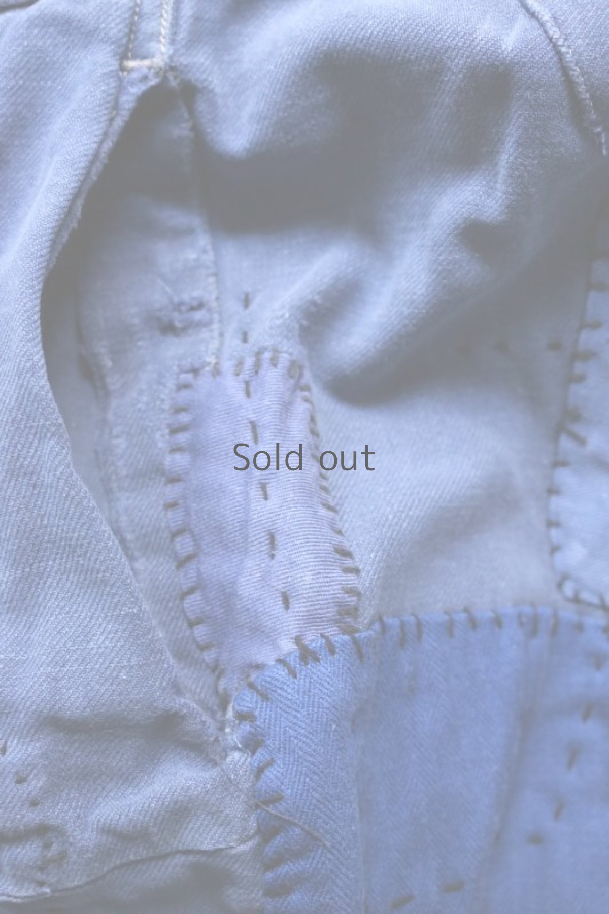 画像12: 【MITSUGU SASAKI】ビンテージ×リメイク　パッチワーク　ワークパンツ(お尻パッチワーク) (12)