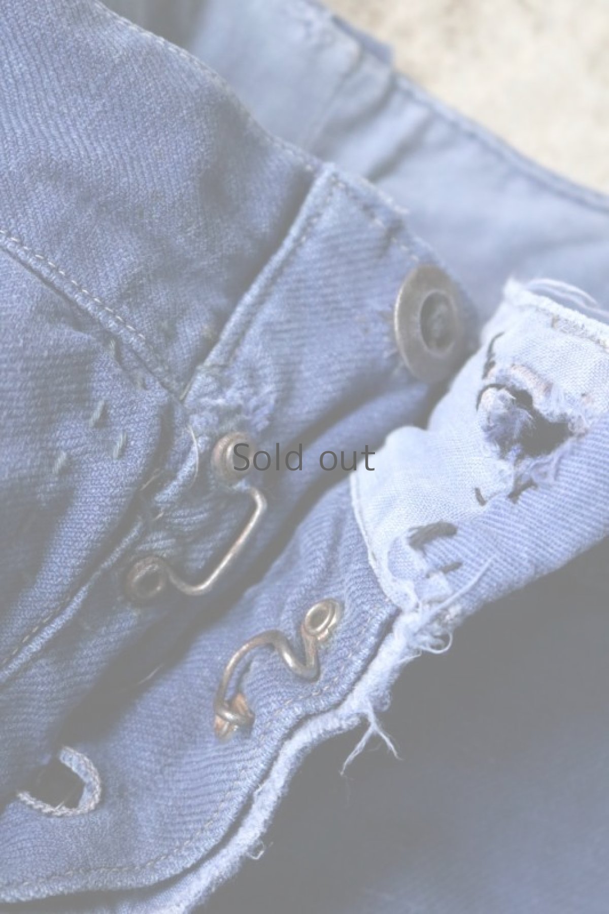 画像7: 【MITSUGU SASAKI】ビンテージ×リメイク　パッチワーク　ワークパンツ(お尻パッチワーク) (7)