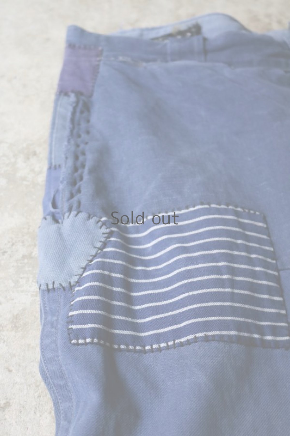 画像3: 【MITSUGU SASAKI】ビンテージ×リメイク　パッチワーク　ワークパンツ(お尻パッチワーク) (3)