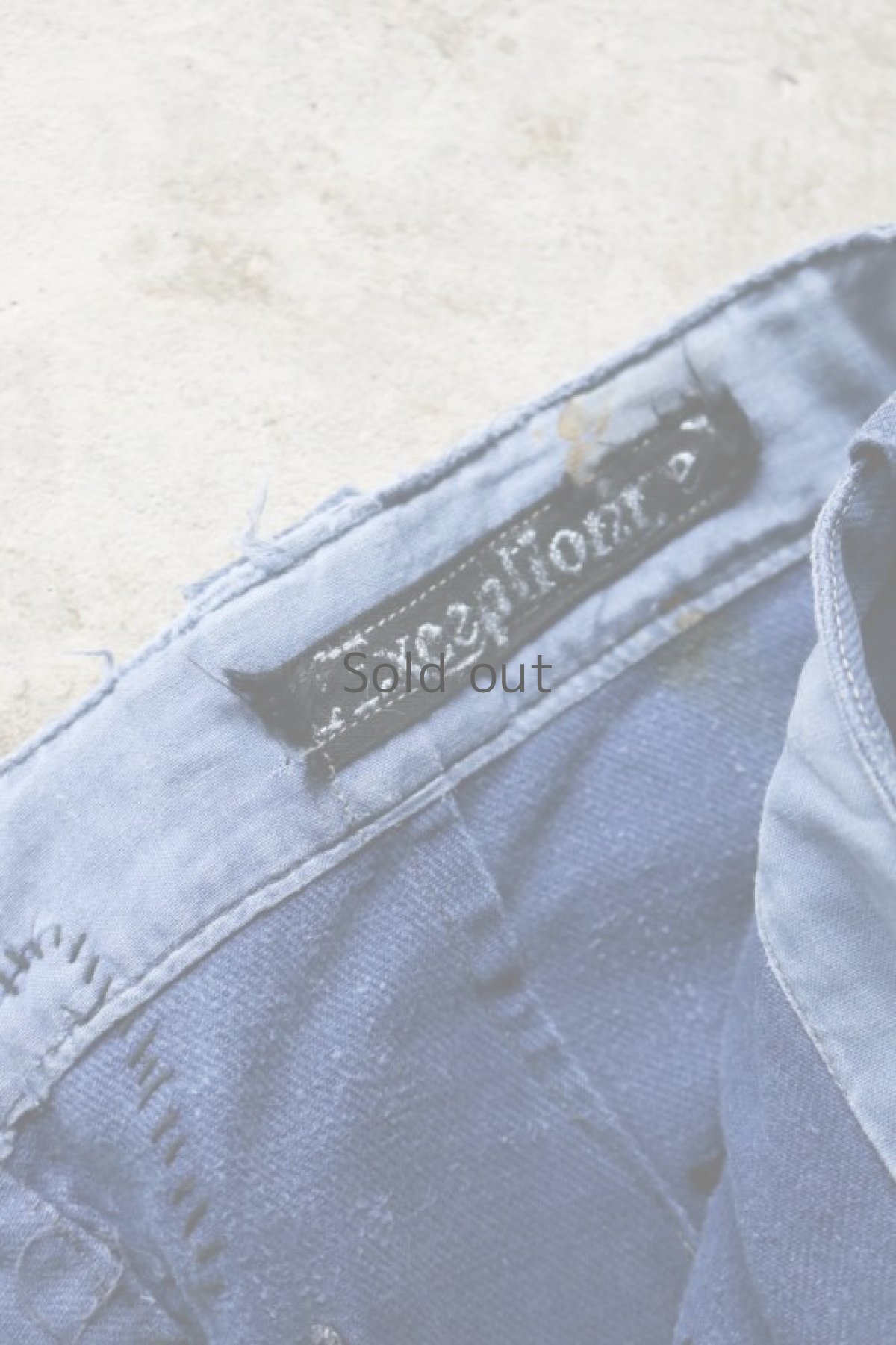 画像13: 【MITSUGU SASAKI】ビンテージ×リメイク　パッチワーク　ワークパンツ(お尻パッチワーク) (13)