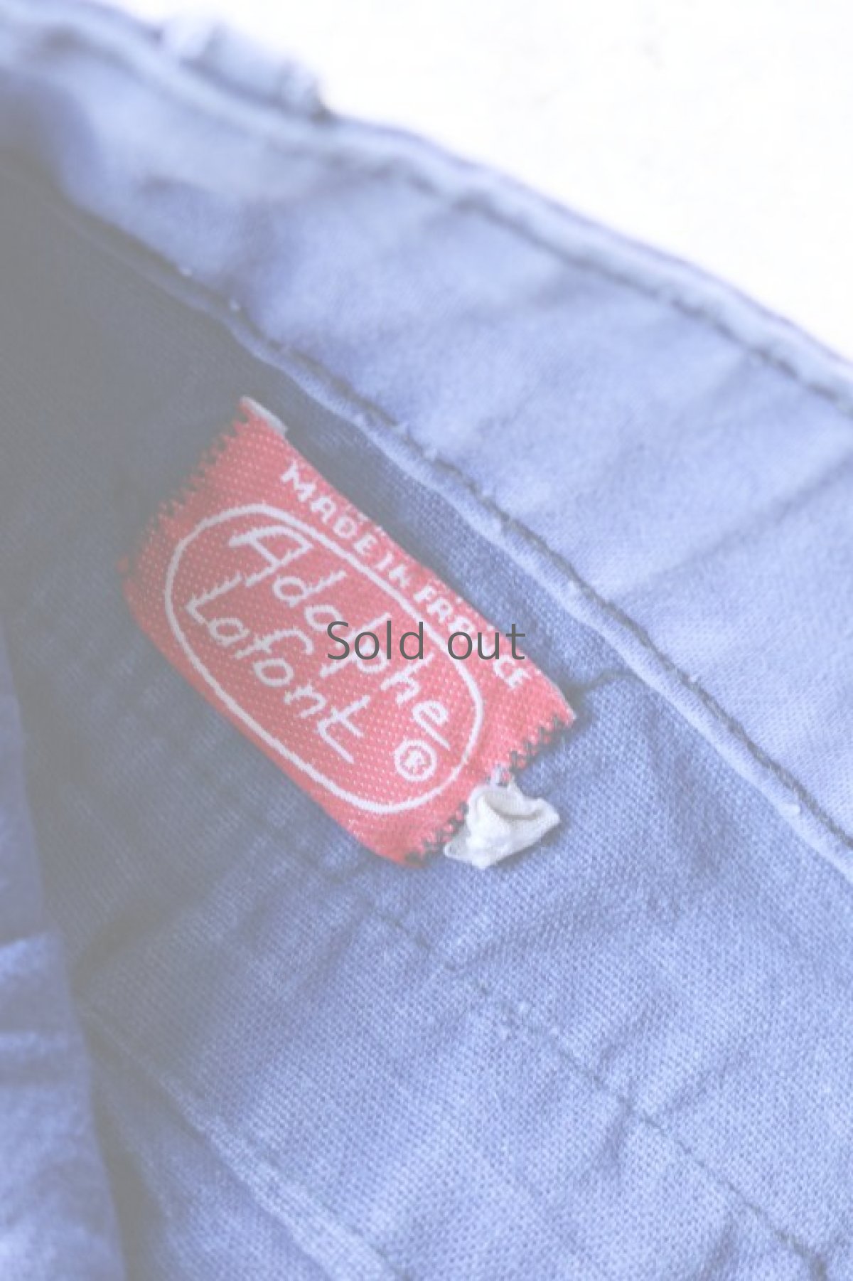 画像8: 【MITSUGU SASAKI】ビンテージ×リメイク　ビッグパッチワーク　モールスキンワークパンツ（Adolphe Lafont） (8)