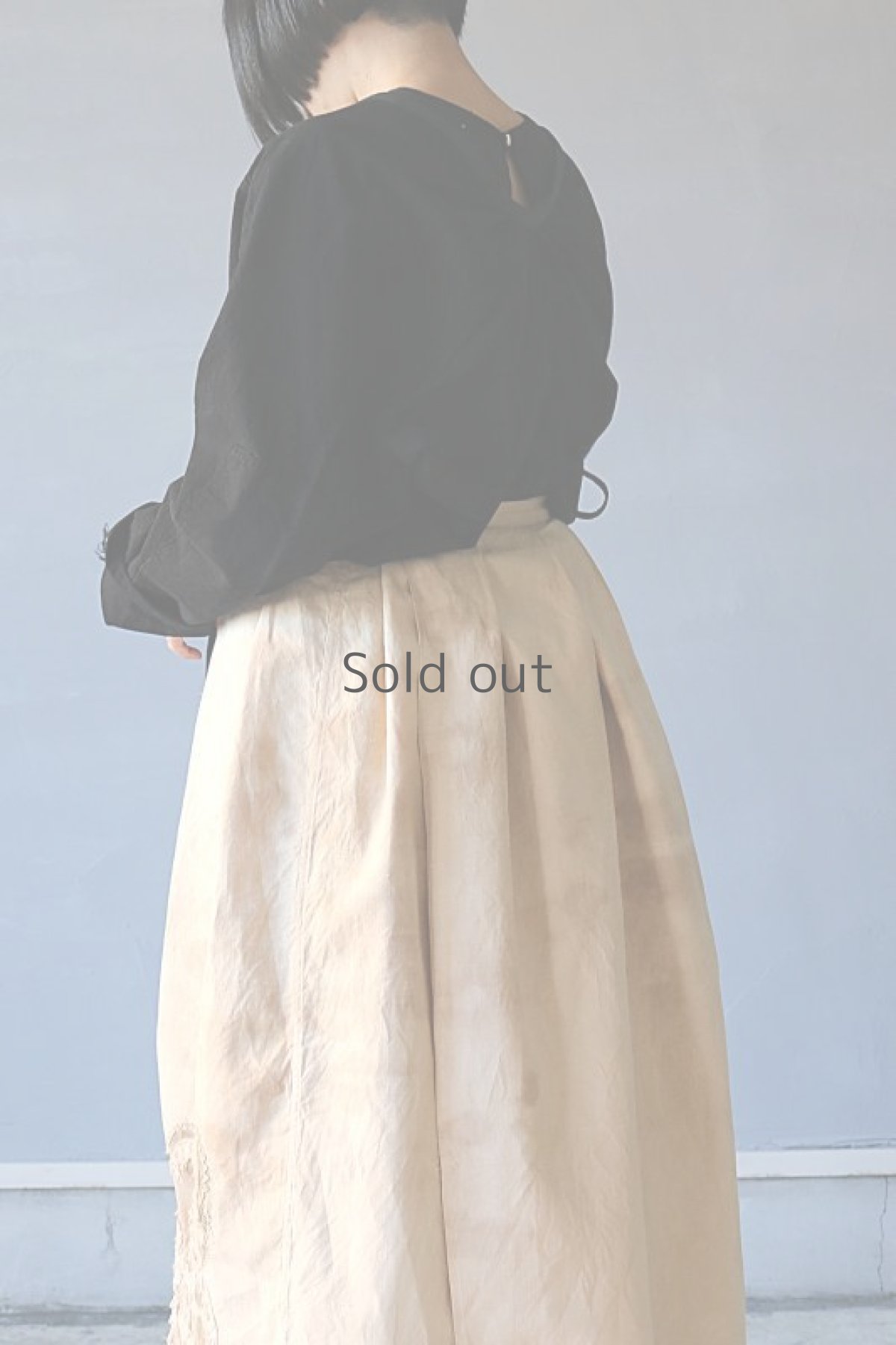 画像10: 【ササキチホ】古布　巻上衣　後染黒 (10)