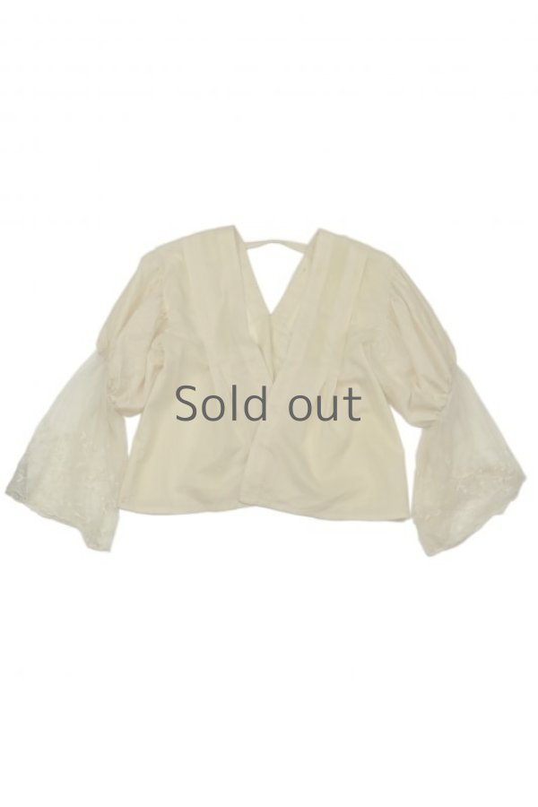 アンティーク　リメイク　クラシック　アイボリー　ブラウス トップス bilitis #paris #parisienne #antique #blouse #white #cotton