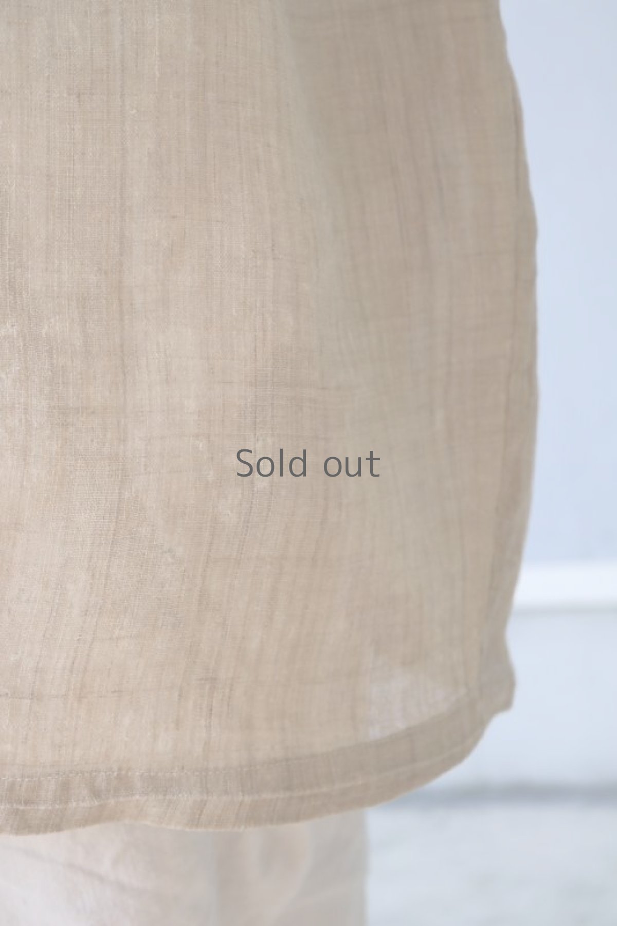 画像8: 【ササキチホ】古布の麻　バレル巻きスカート (8)