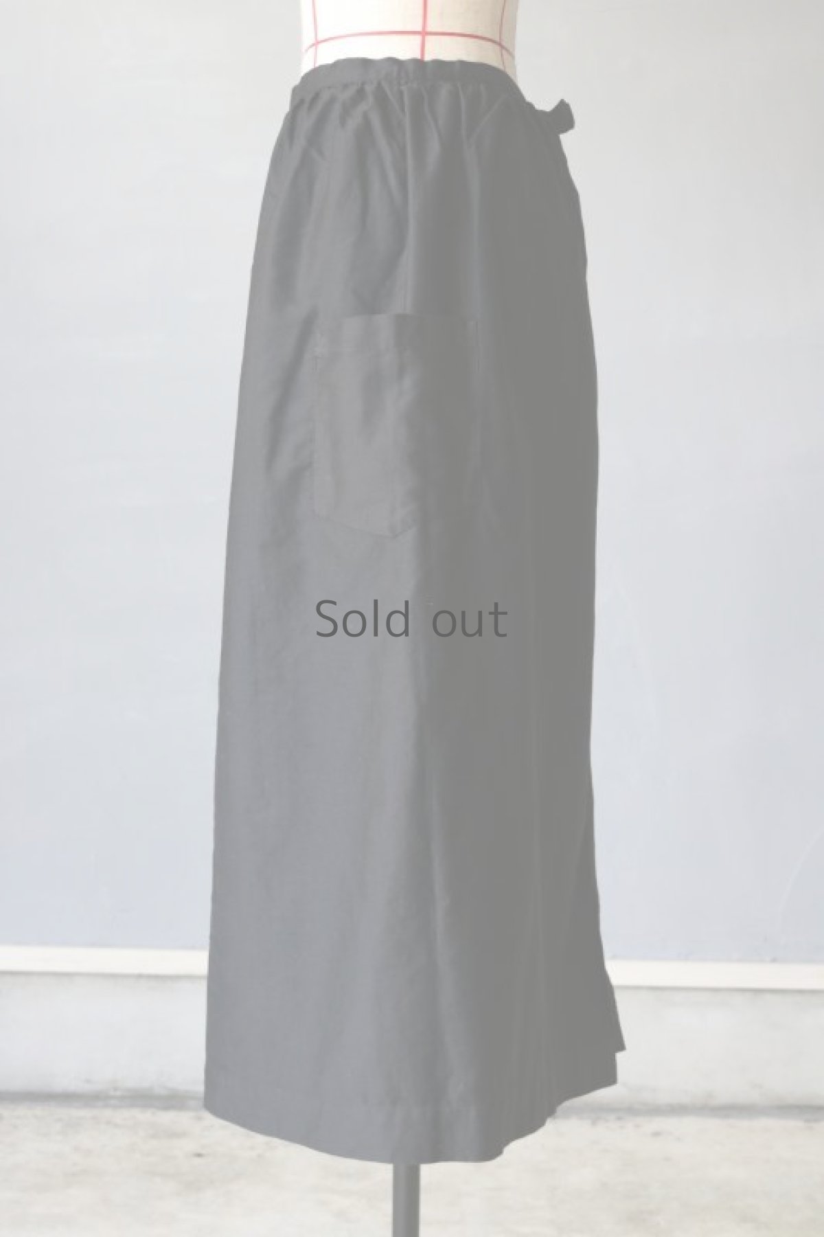 画像5: 【フランス】1940年代頃のブラックコットン　ワークエプロン (5)