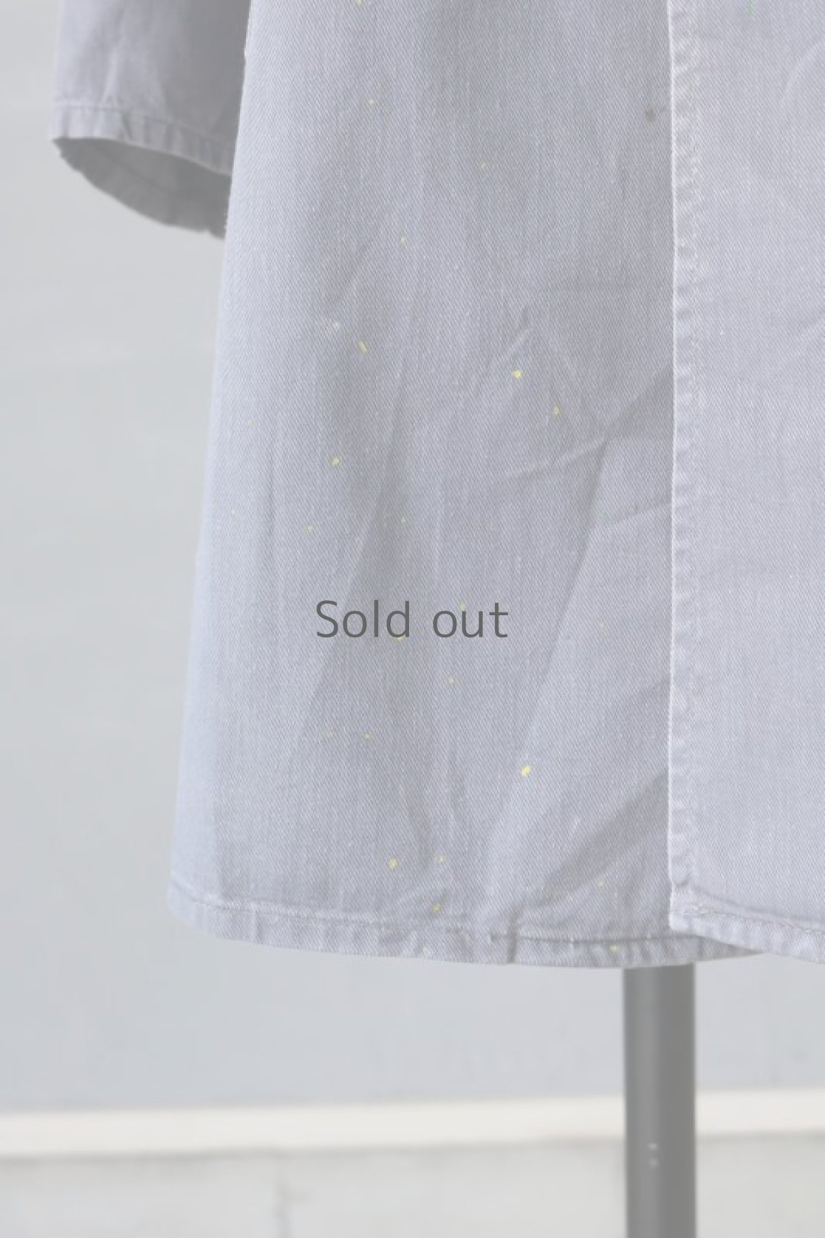 画像6: 【ドイツ】1960年代　グレーコットン　ワークコート(チェンジボタン) (6)